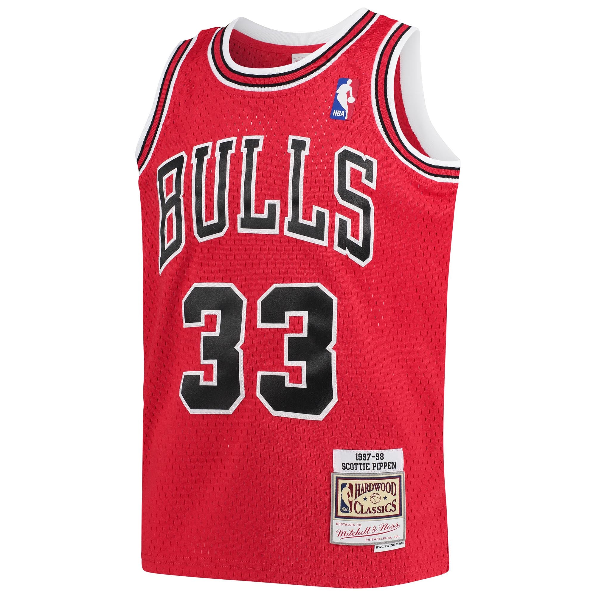 Scottie Pippen Chicago Bulls Red Retro Jersey - Men's