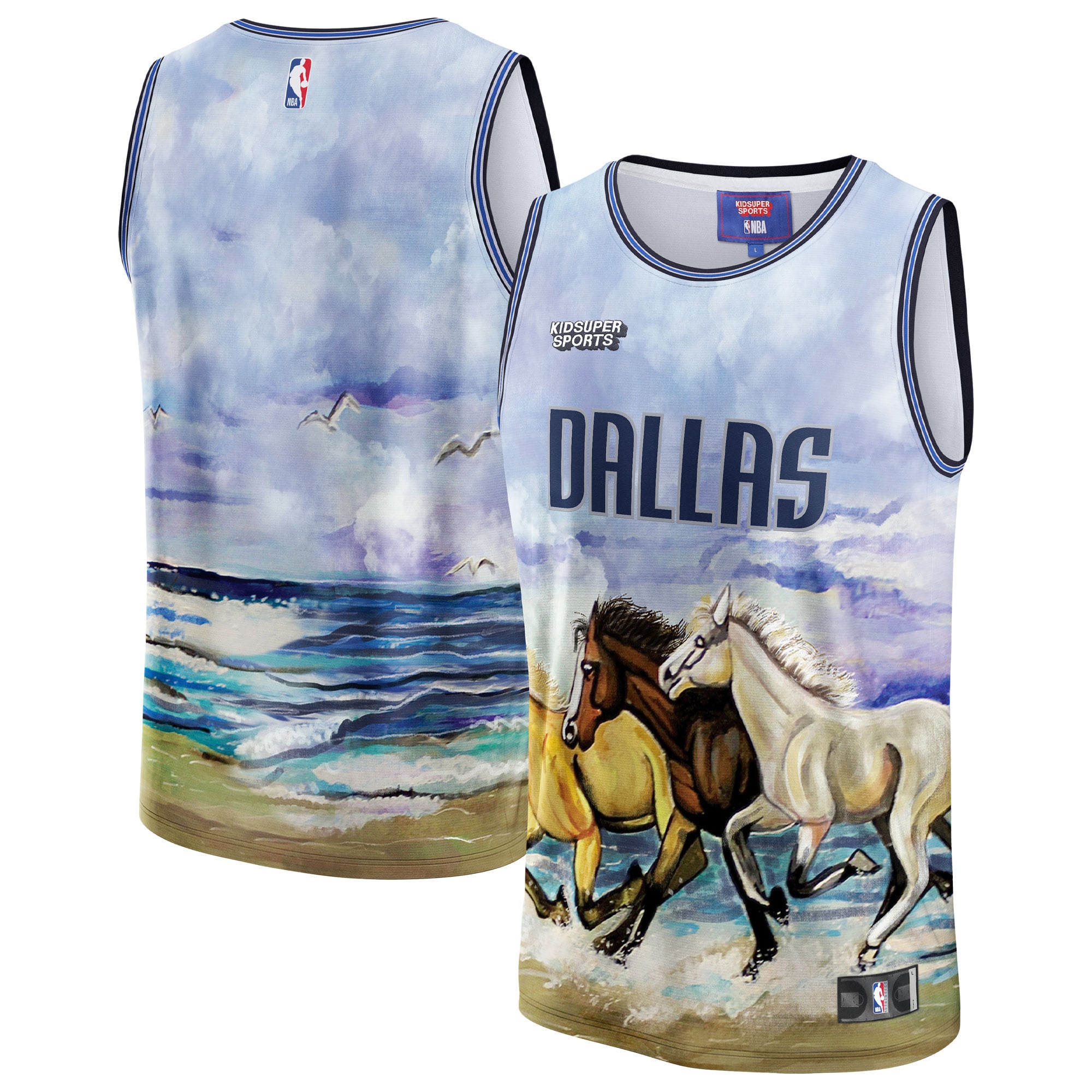 Dallas Mavericks Blue Basketball Shirt - Youth