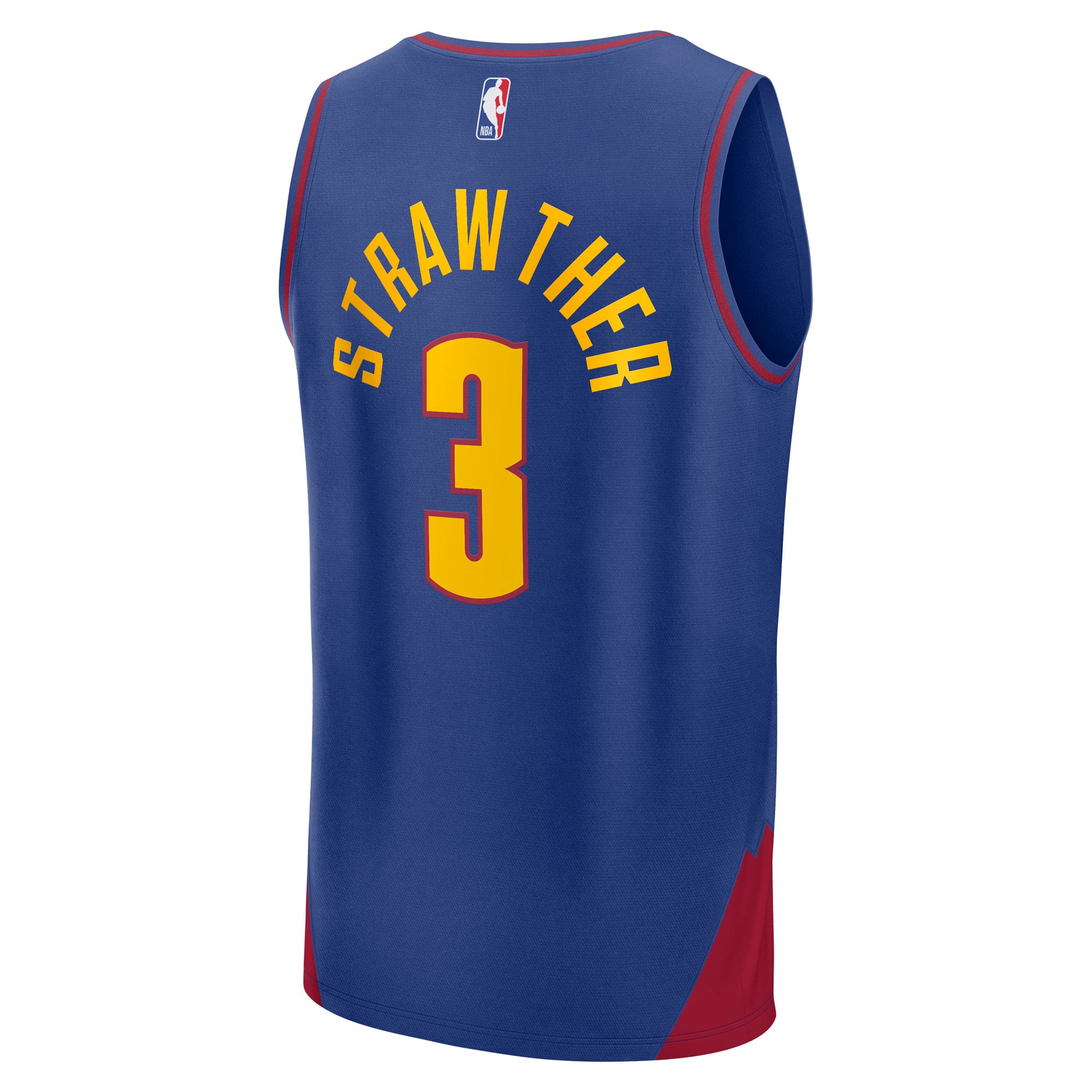 Julian Strawther Denver Nuggets Blue Jersey - Men's