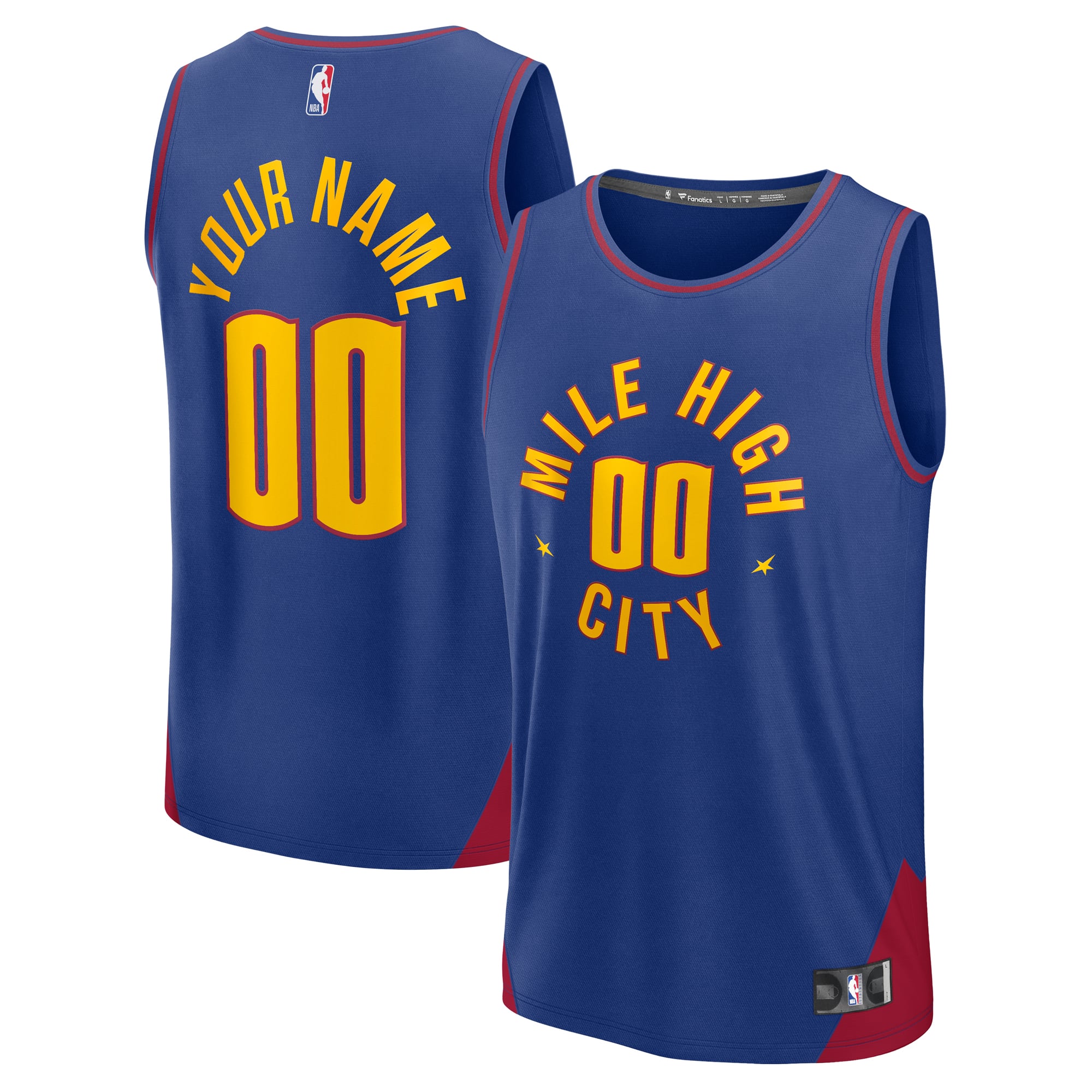 Denver Nuggets Blue Basketball Jersey - Women's