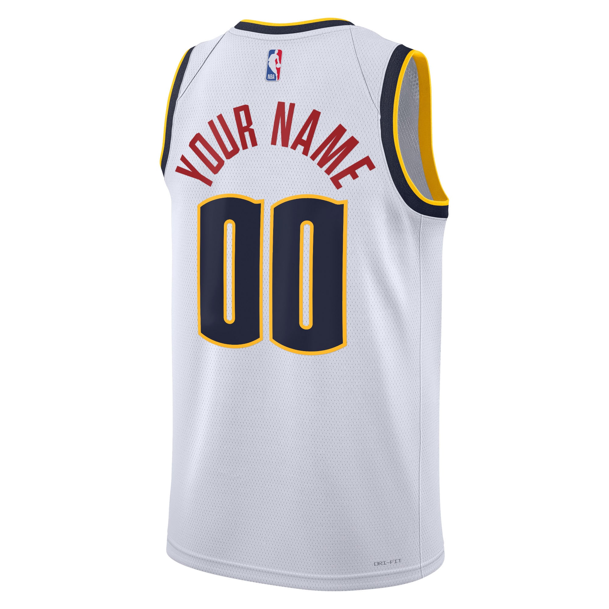 Denver Nuggets White Basketball Jersey - Women's