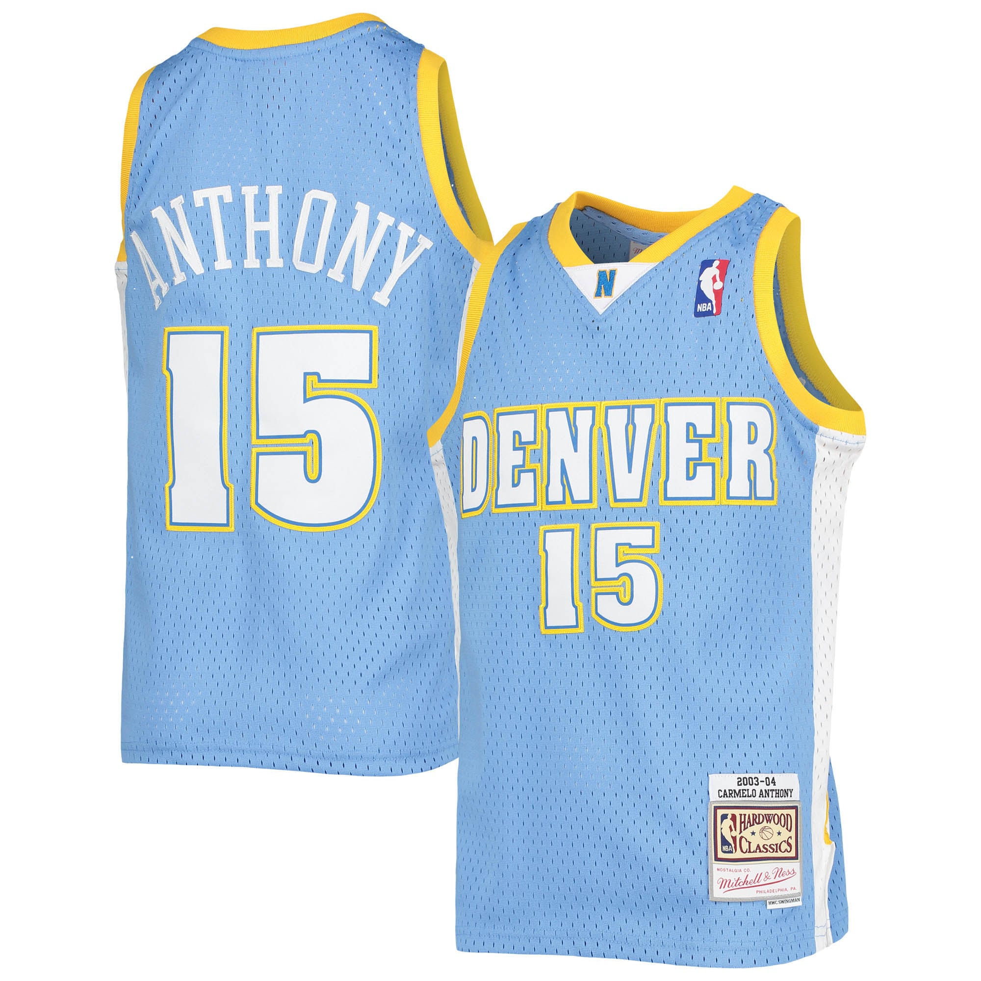 Carmelo Anthony Denver Nuggets Blue Jersey - Men's