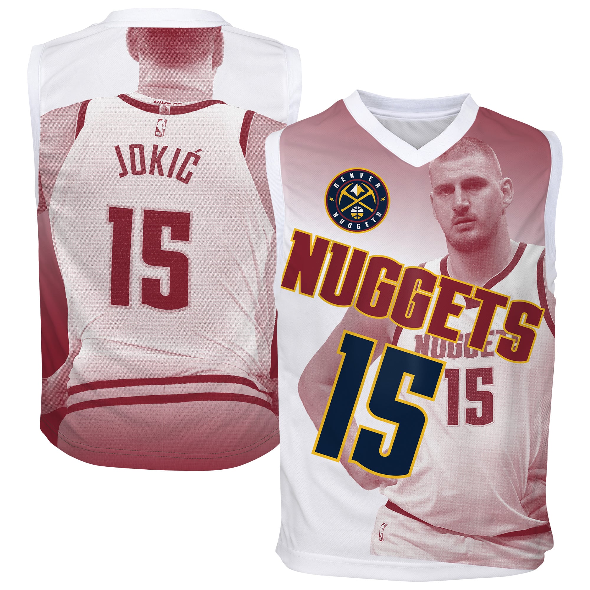 Denver Nuggets Red Basketball Jersey - Youth
