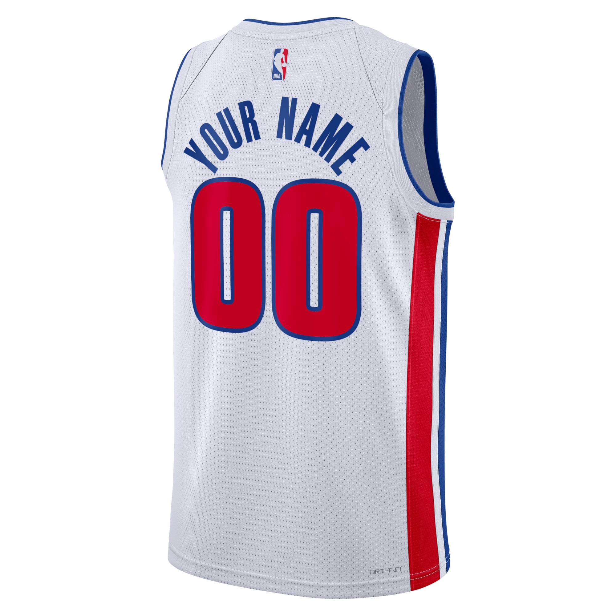 Detroit Pistons White Basketball Shirt - Women's