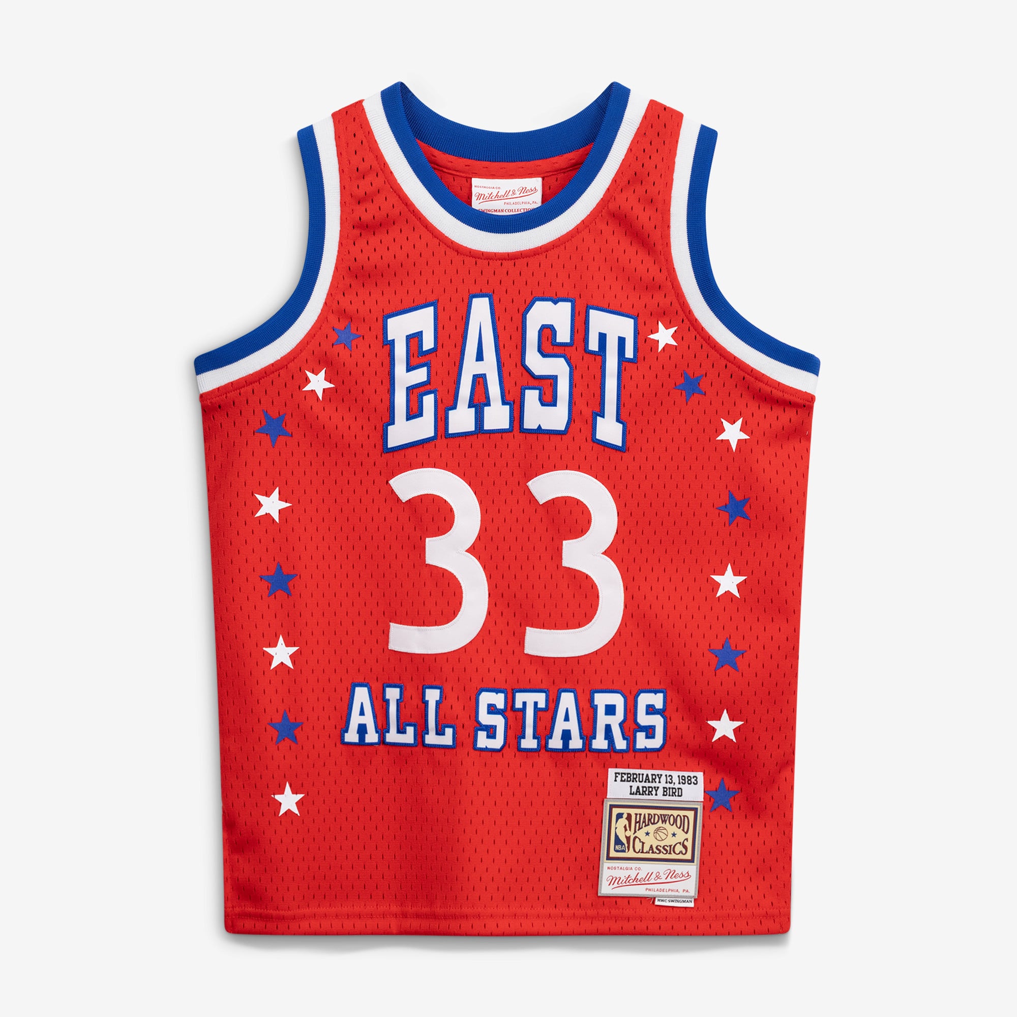 Larry Bird Boston Celtics Red Basketball Jersey - Men's