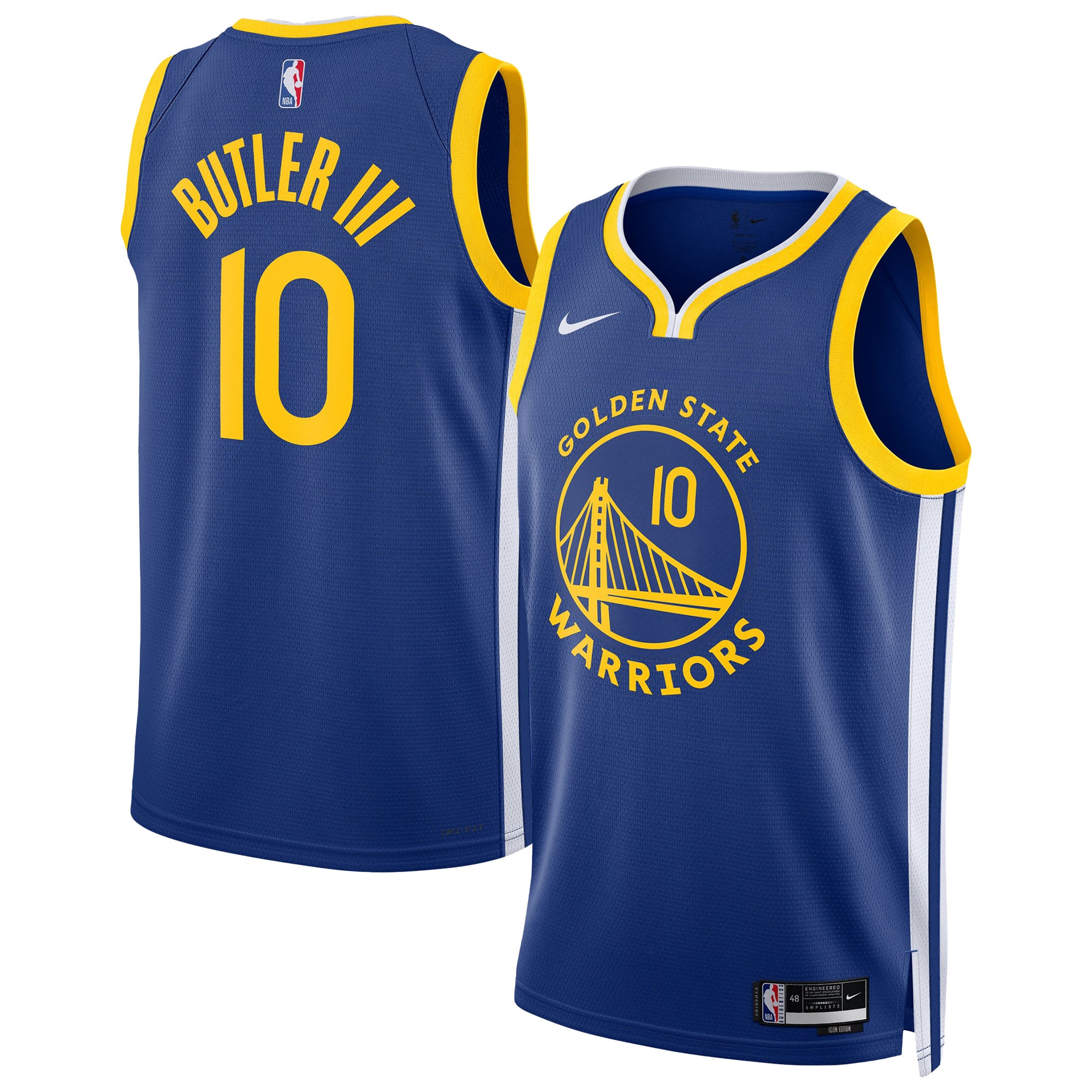 Jimmy Butler III Golden State Warriors Royal Jersey - Youth
