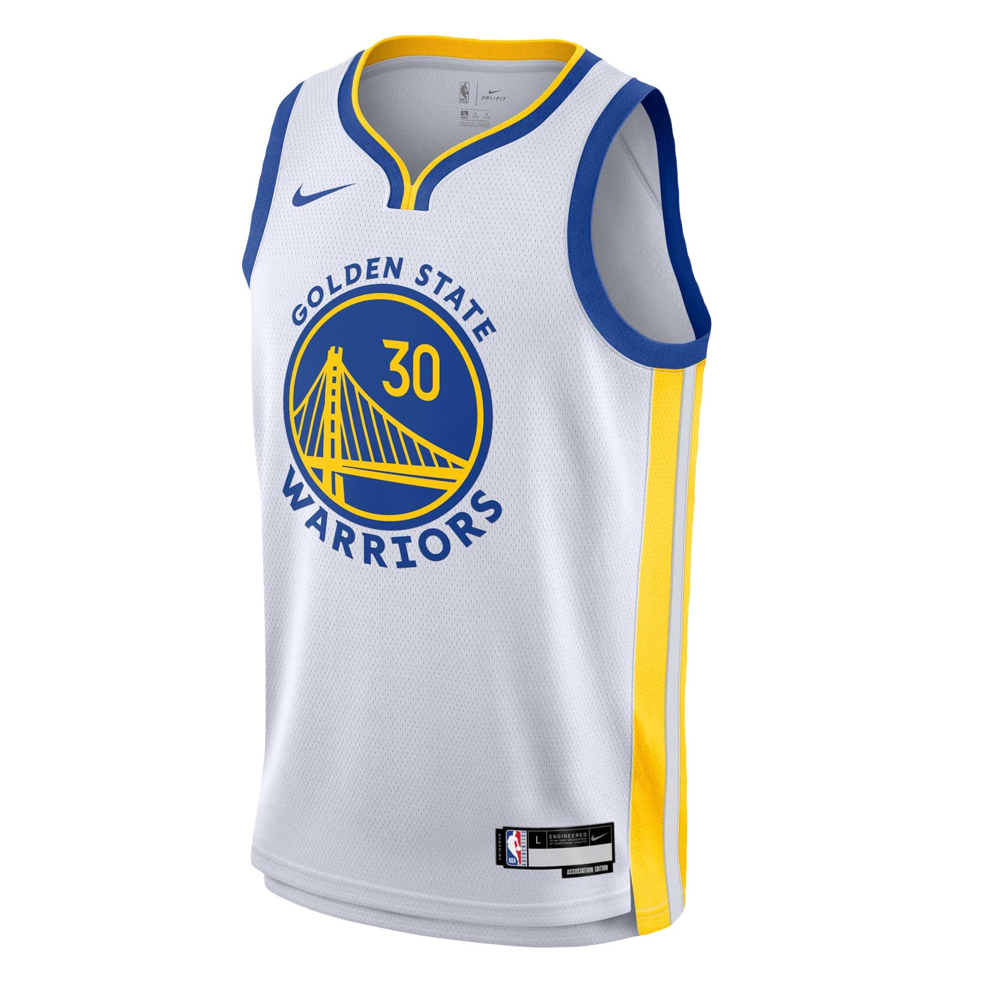 Stephen Curry Golden State Warriors White Jersey 2 - Youth