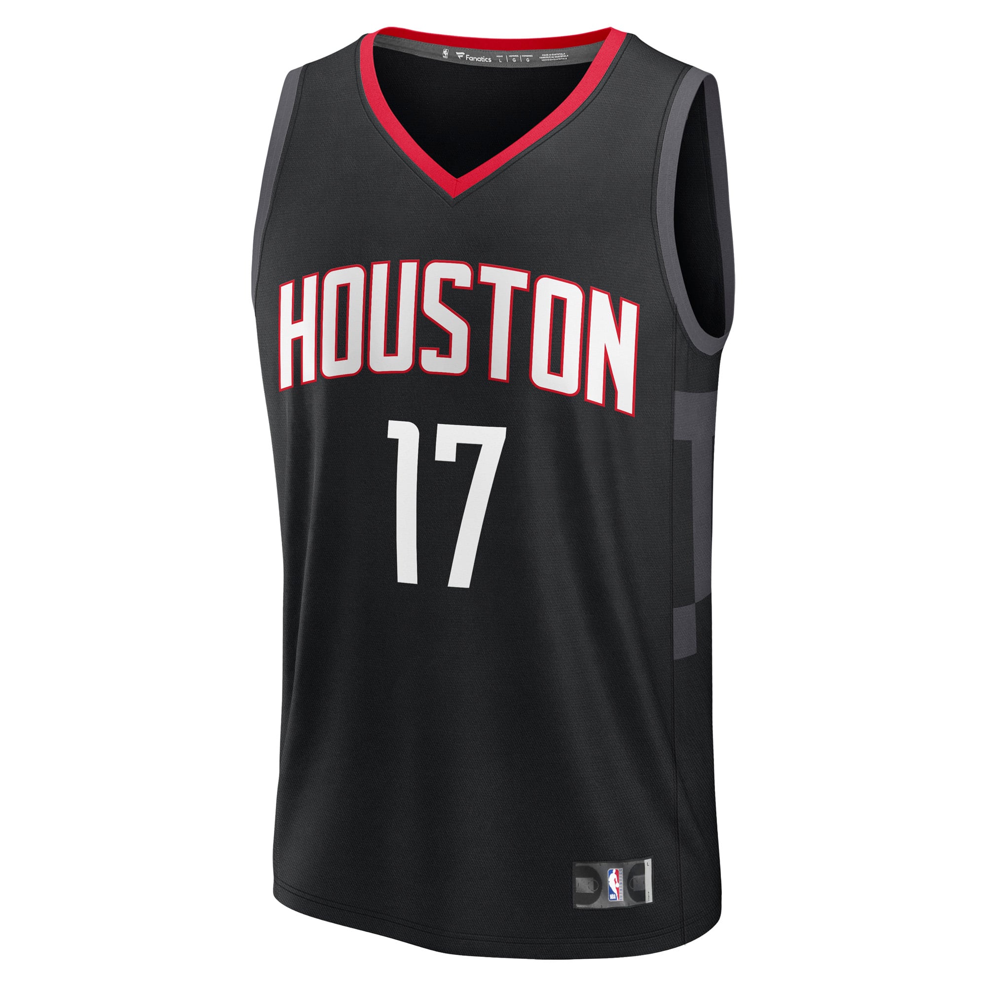 Tari Eason Houston Rockets Black Basketball Jersey - Men's