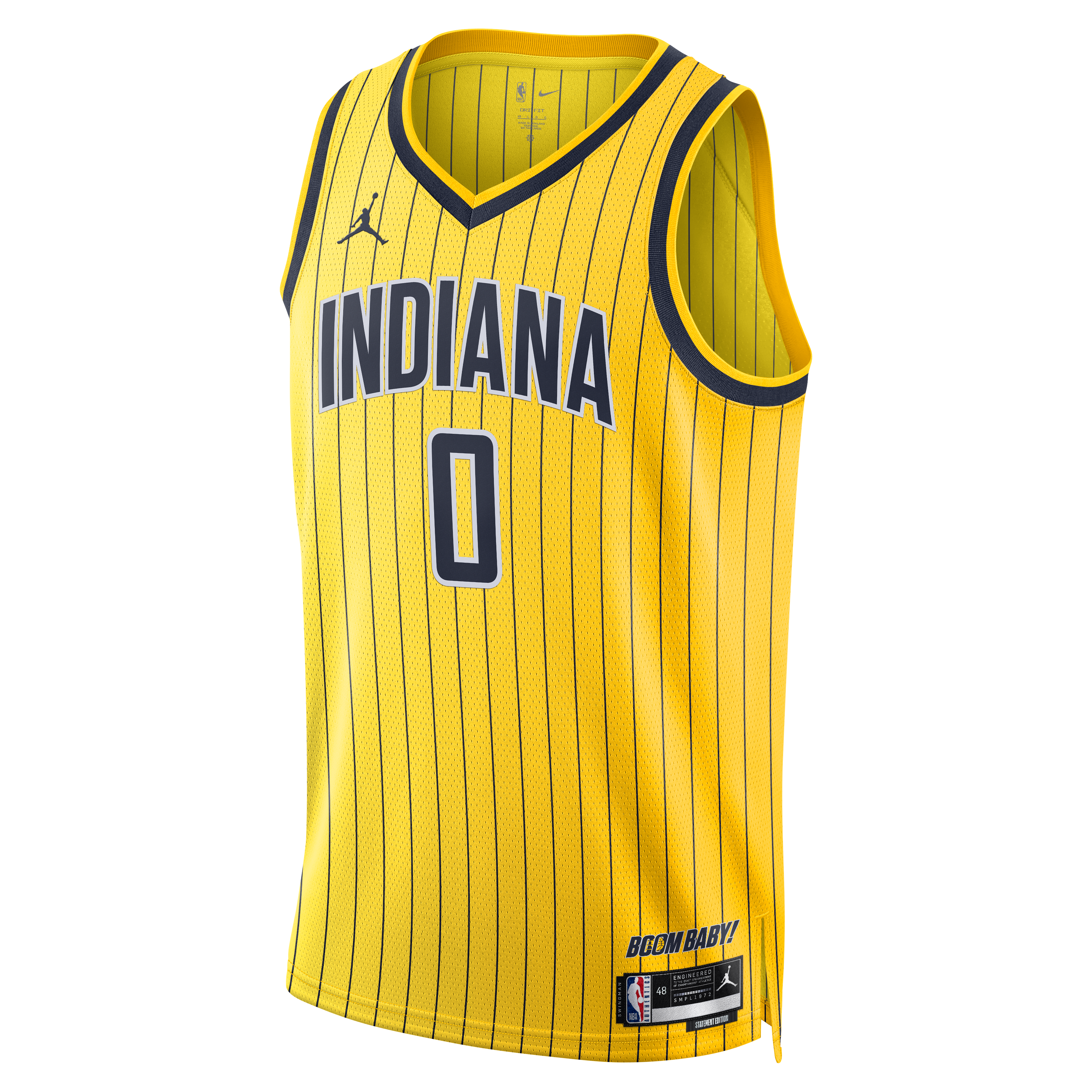 Tyrese Haliburton Indiana Pacers Gold Shirt - Women's