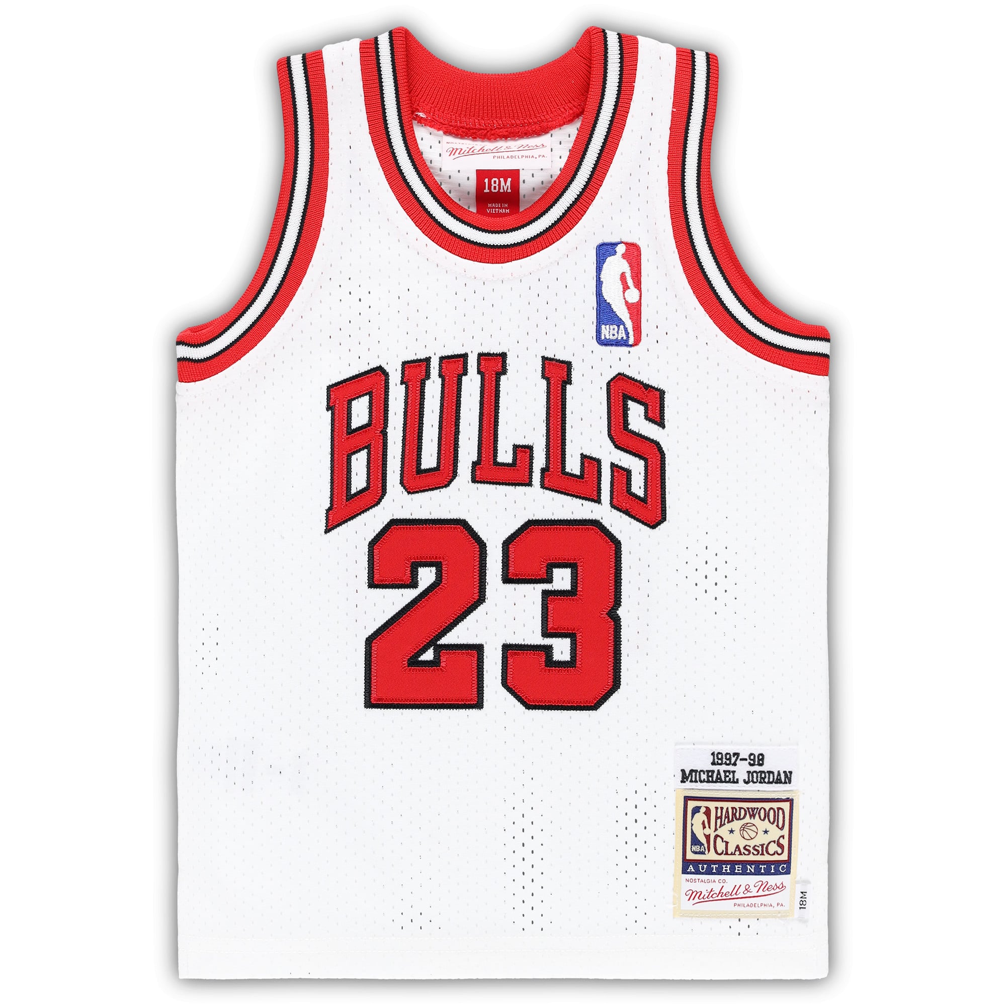 Michael Jordan Chicago Bulls White Basketball Jersey - Youth