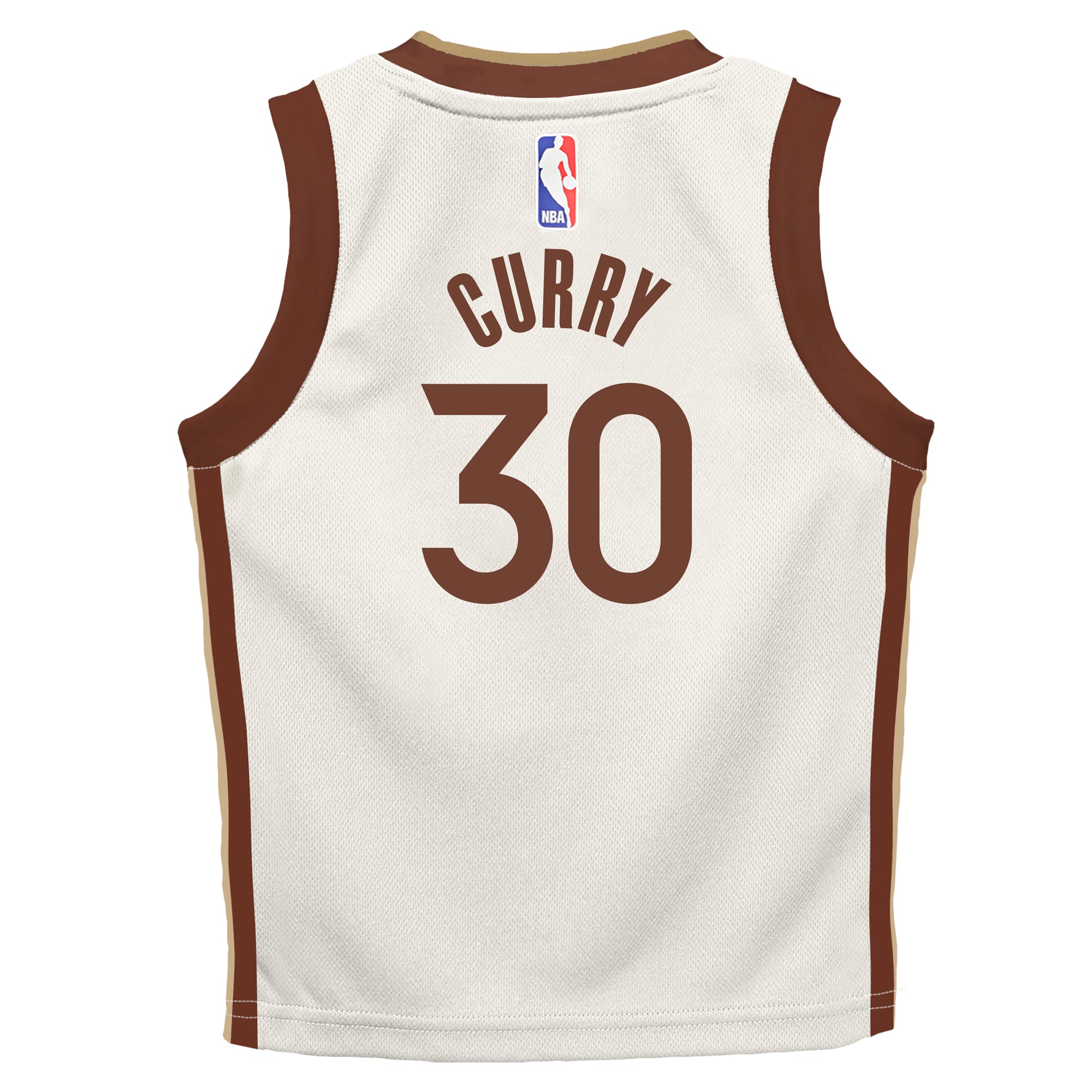 Stephen Curry Golden State Warriors Tan Jersey - Youth