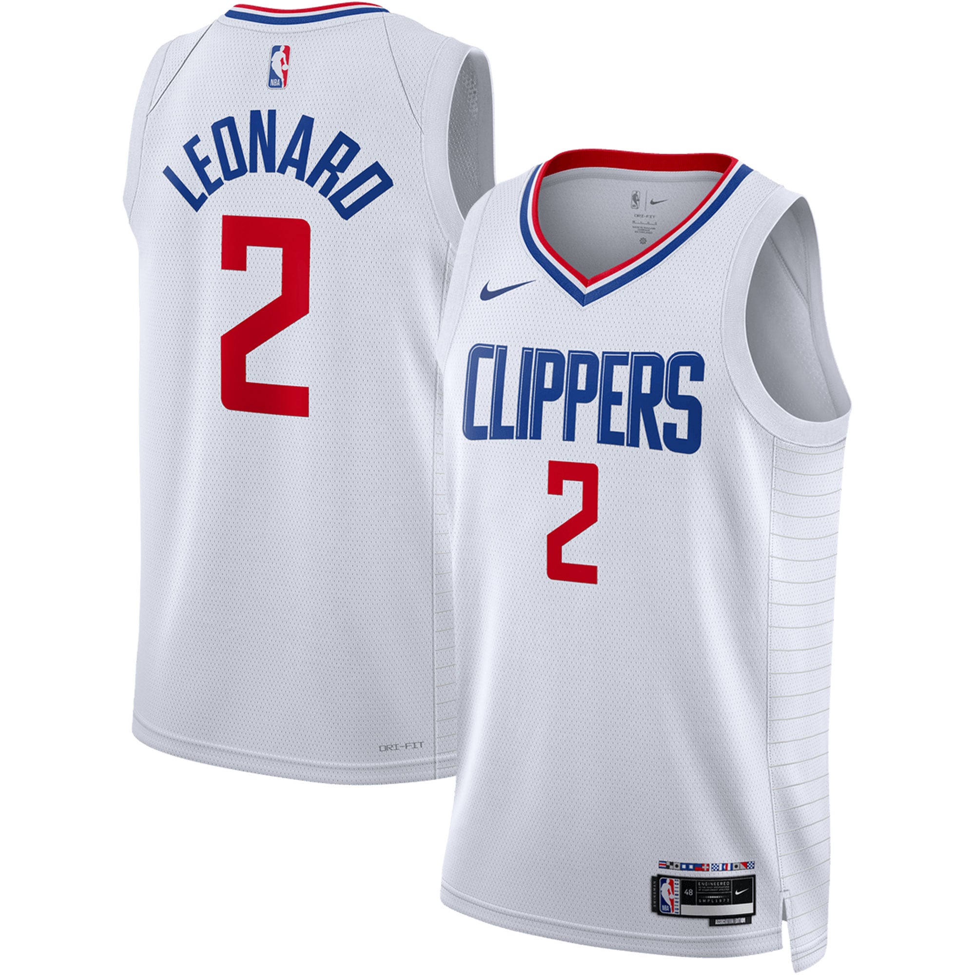 Kawhi Leonard LA Clippers White Basketball Jersey - Women's