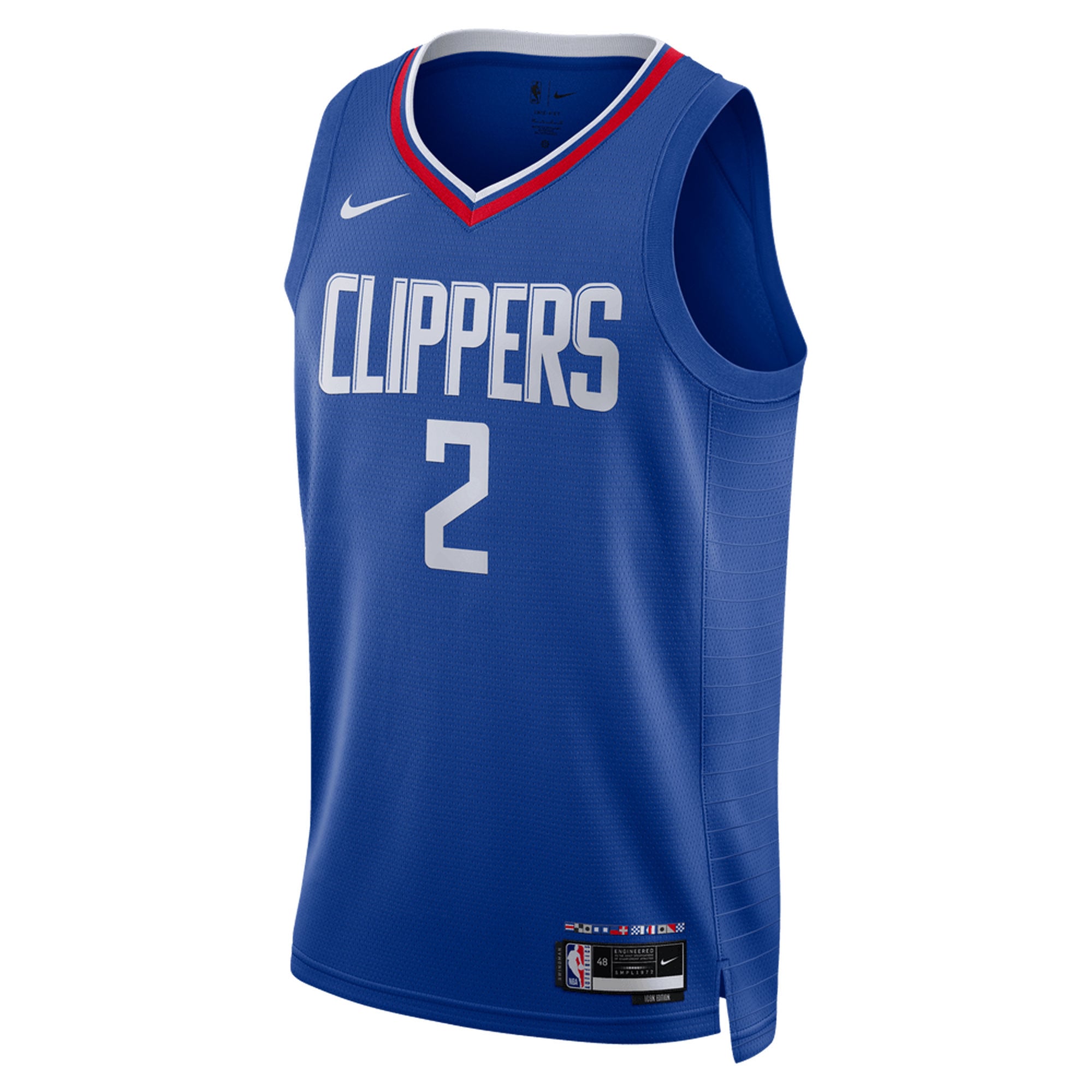 Kawhi Leonard LA Clippers Royal Basketball Shirt - Women's