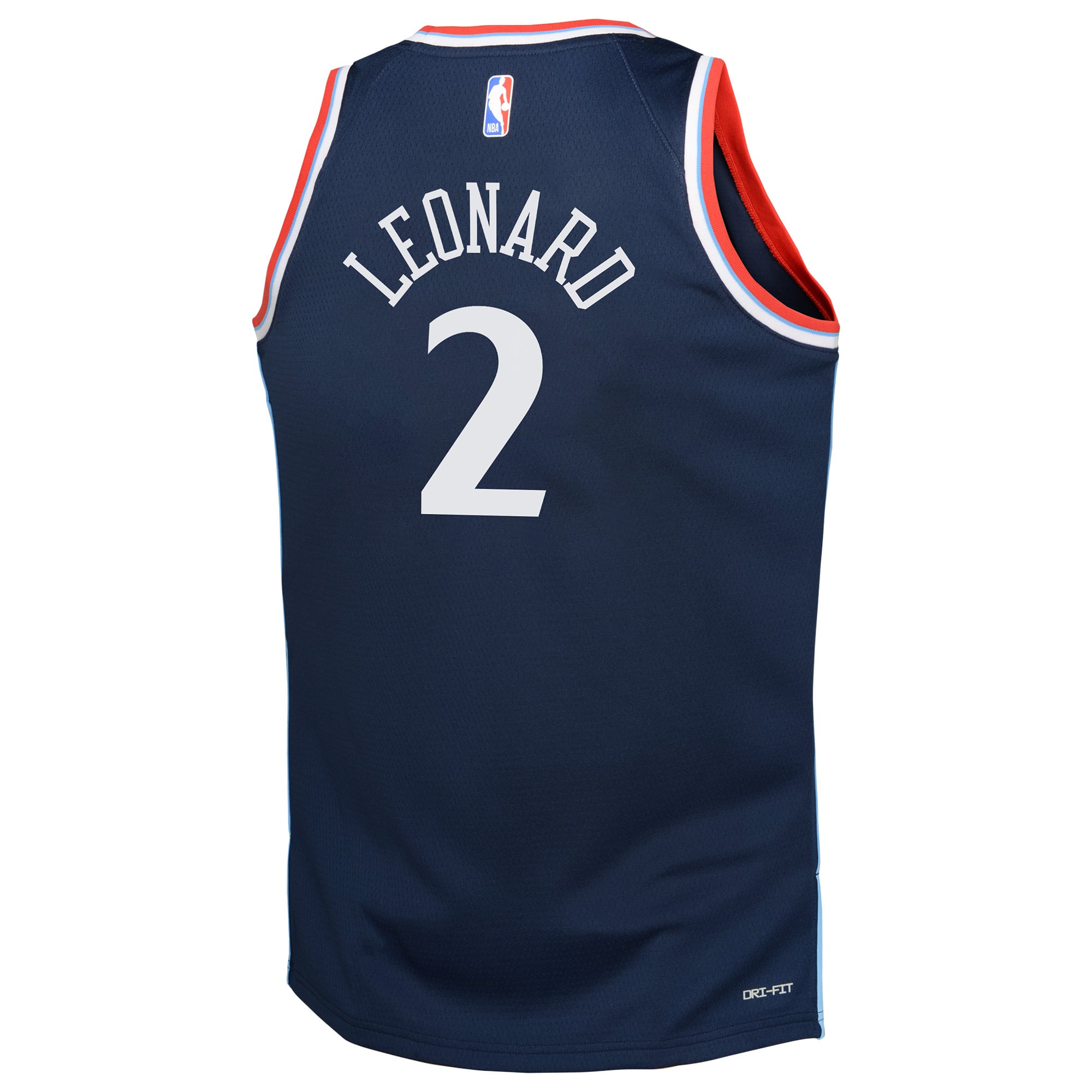 Kawhi Leonard LA Clippers Royal Basketball Shirt - Youth