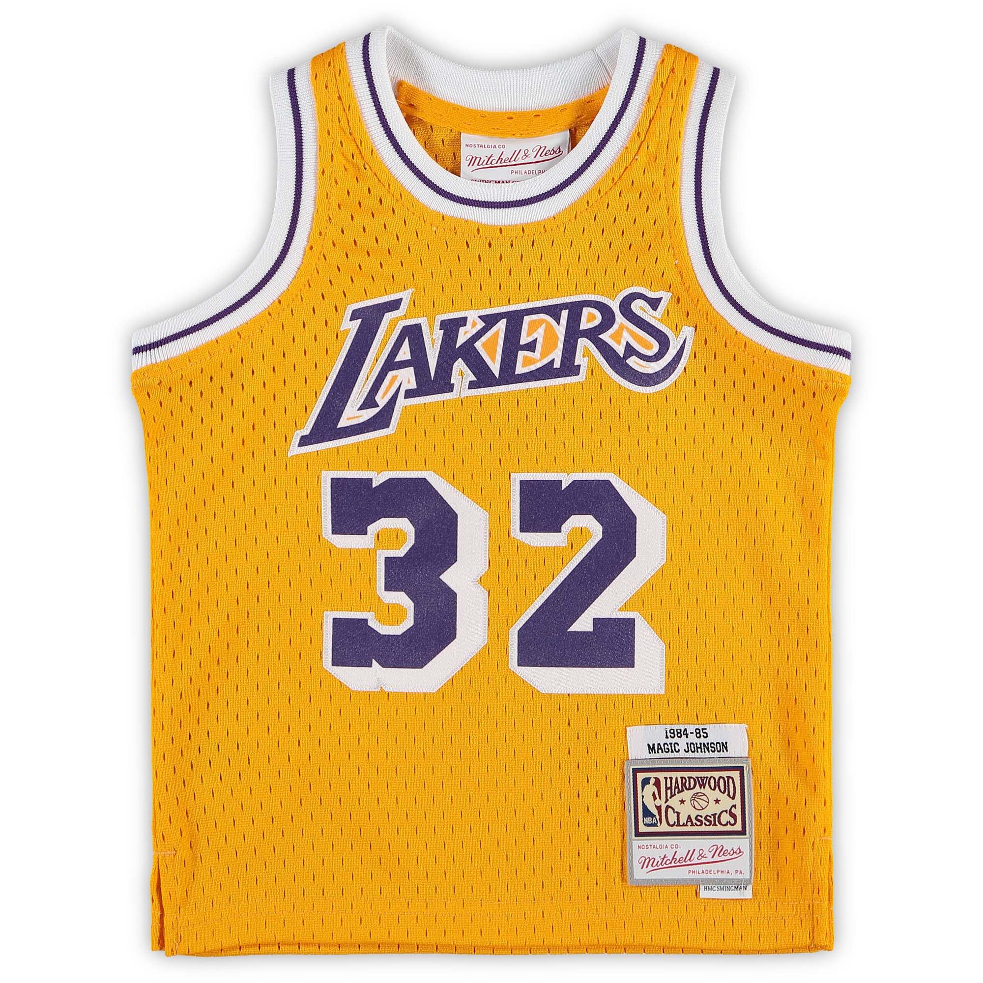 Magic Johnson Los Angeles Lakers Gold Shirt - Youth