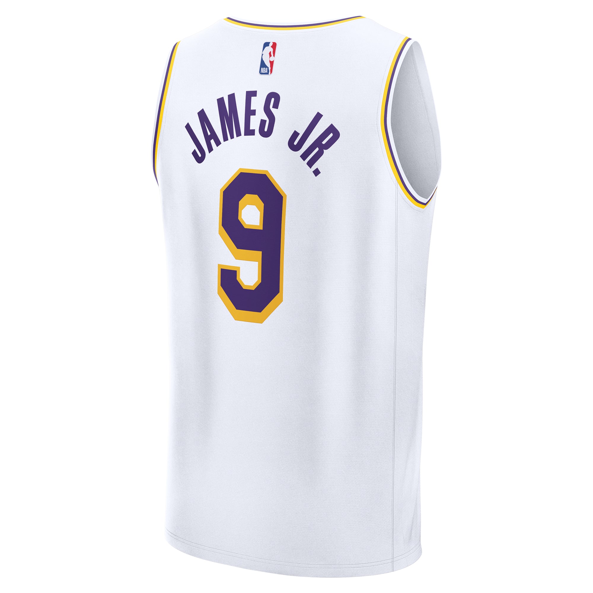 Bronny James Los Angeles Lakers White Jersey - Youth
