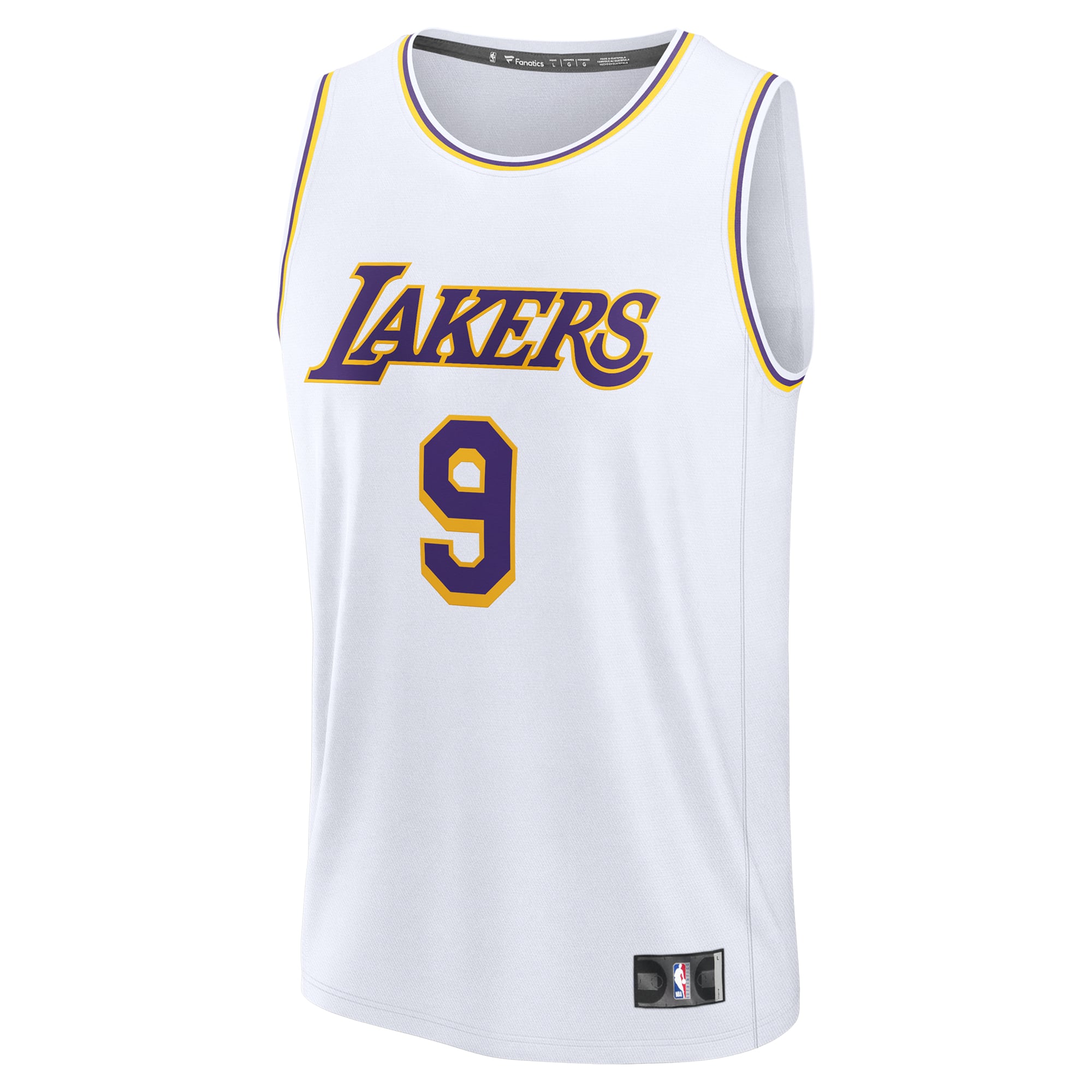 Bronny James Los Angeles Lakers White Jersey - Youth