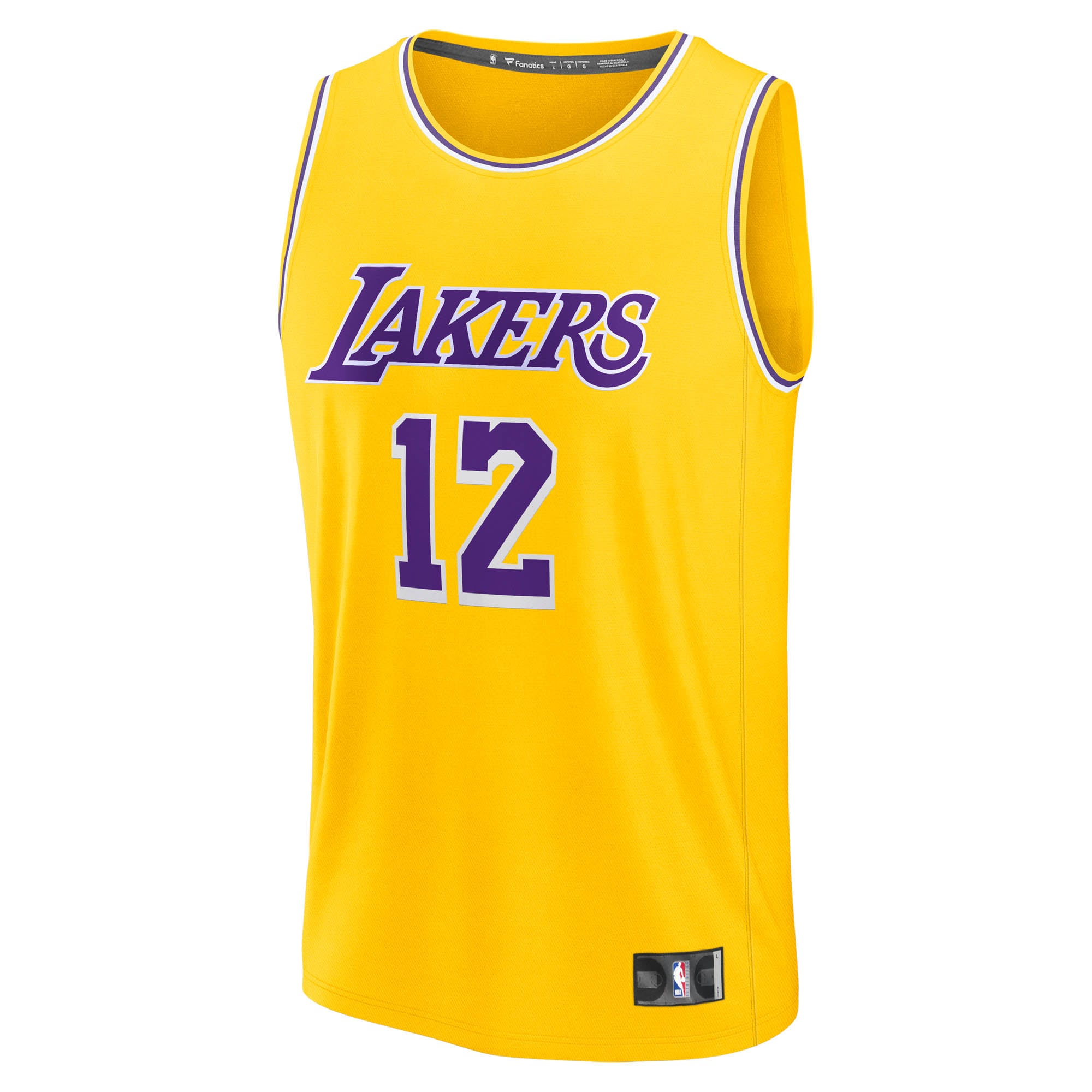 Jake LaRavia Los Angeles Lakers Gold Jersey - Men's