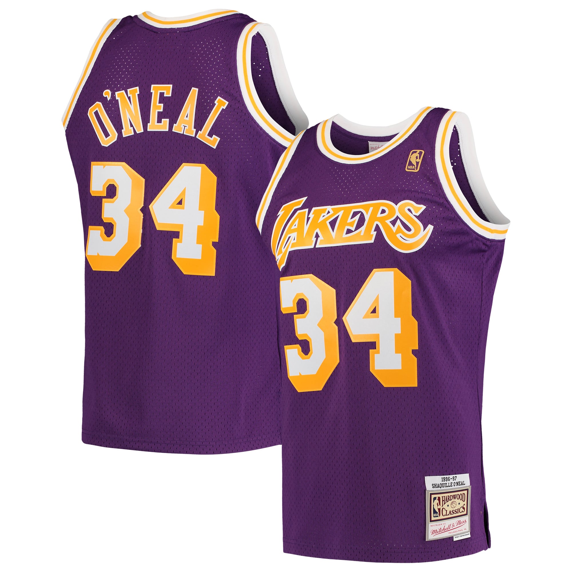 Los Angeles Lakers Purple Retro Basketball Jersey - Youth