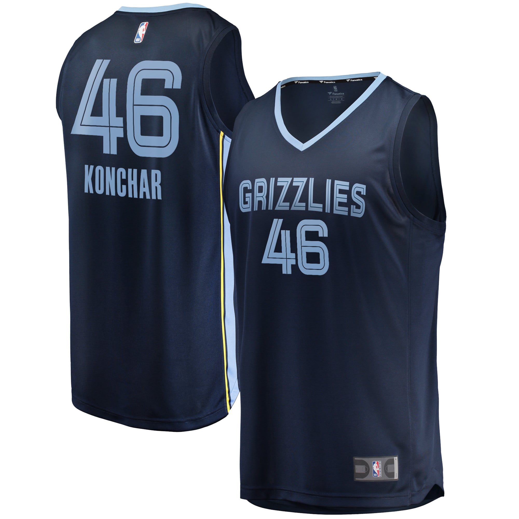 John Konchar Memphis Grizzlies Navy Jersey - Women's