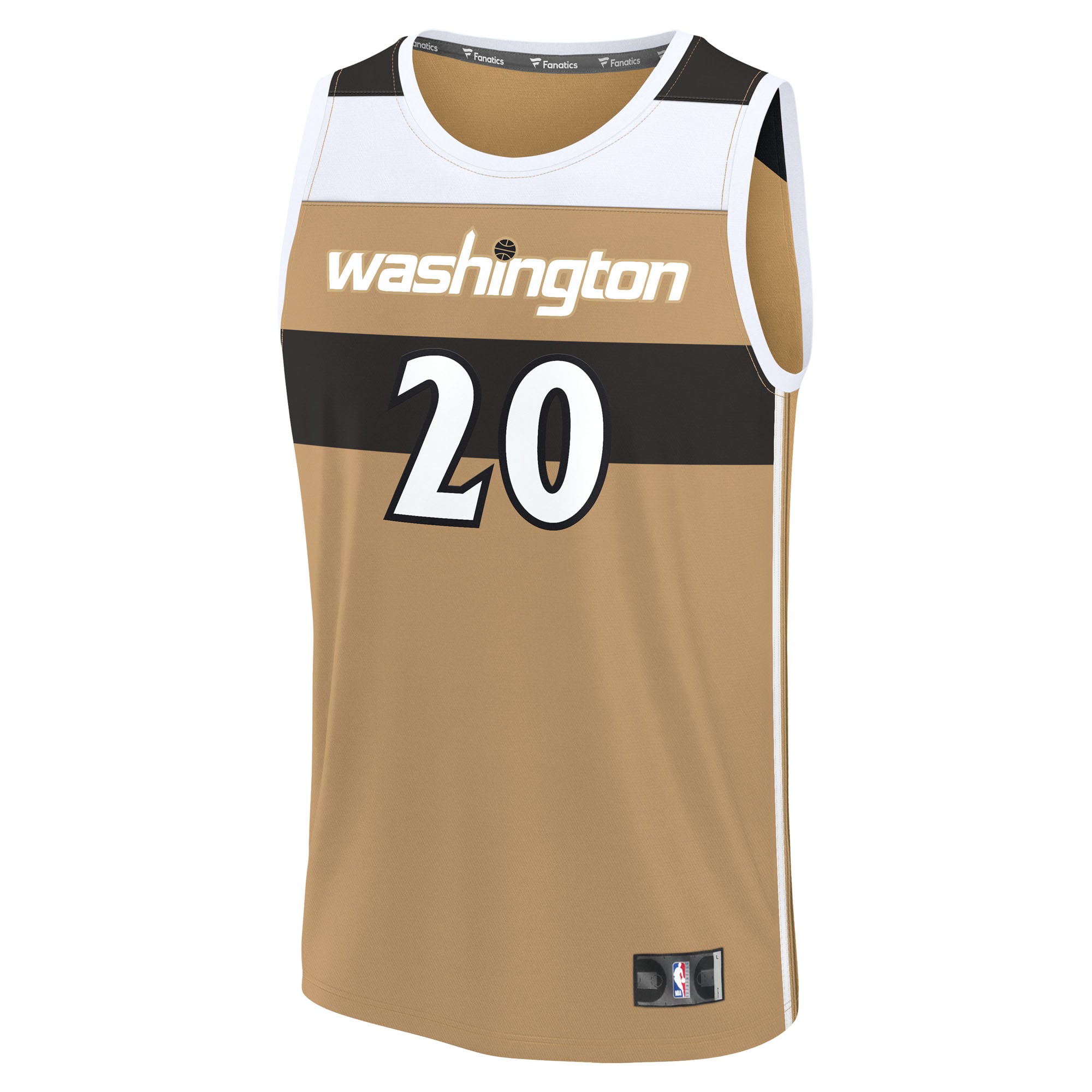 Alex Sarr Washington Wizards Gold Basketball Jersey - Men's