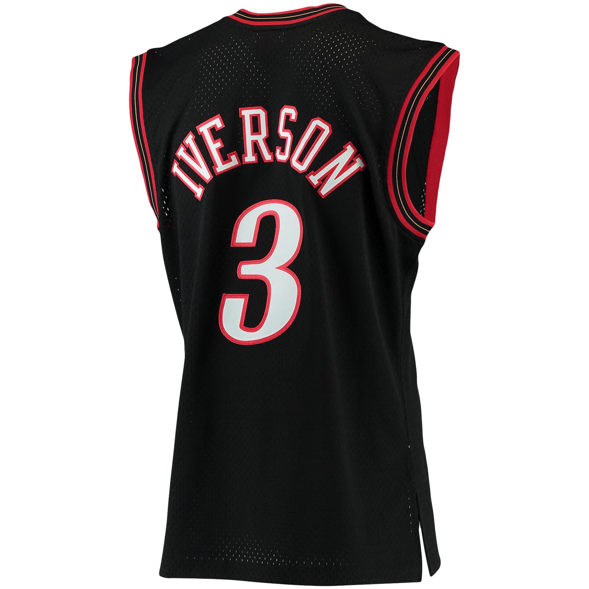 Allen Iverson Philadelphia 76ers Black Jersey - Women's