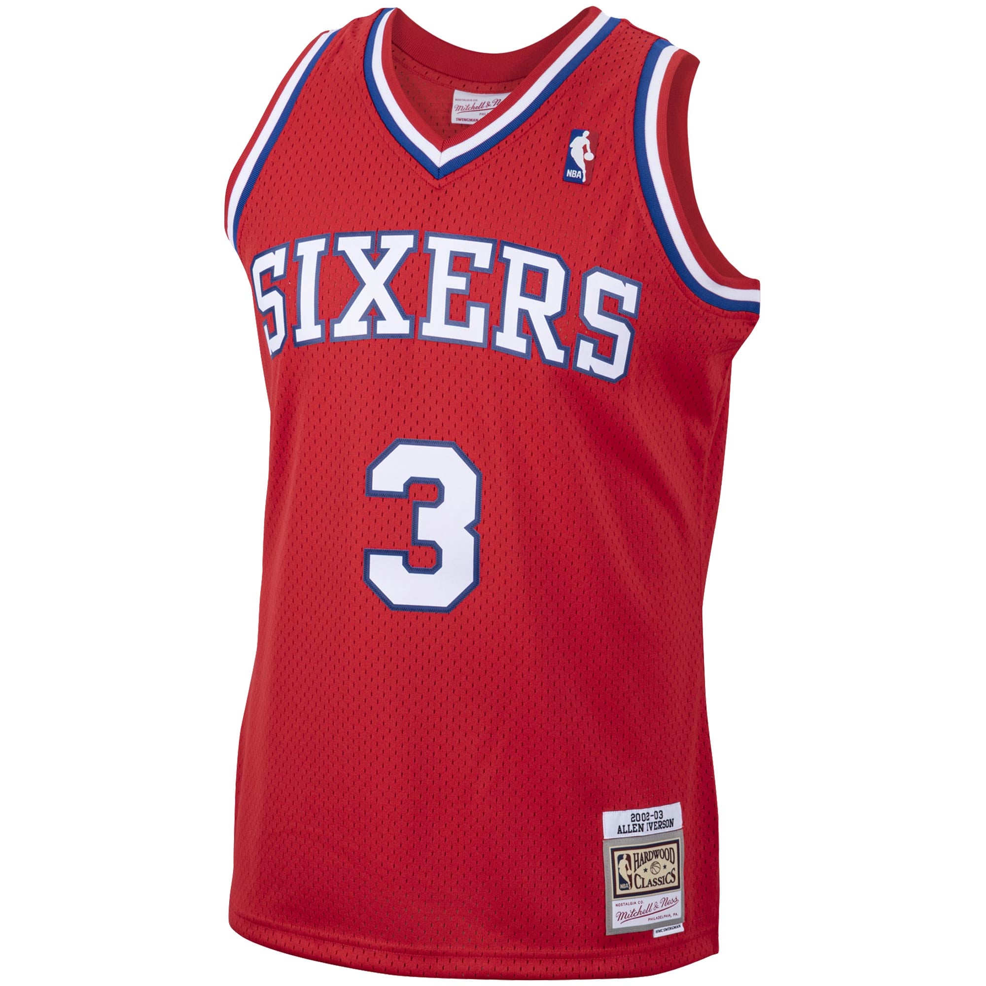 Allen Iverson Philadelphia 76ers Red 2002/03 Shirt - Youth