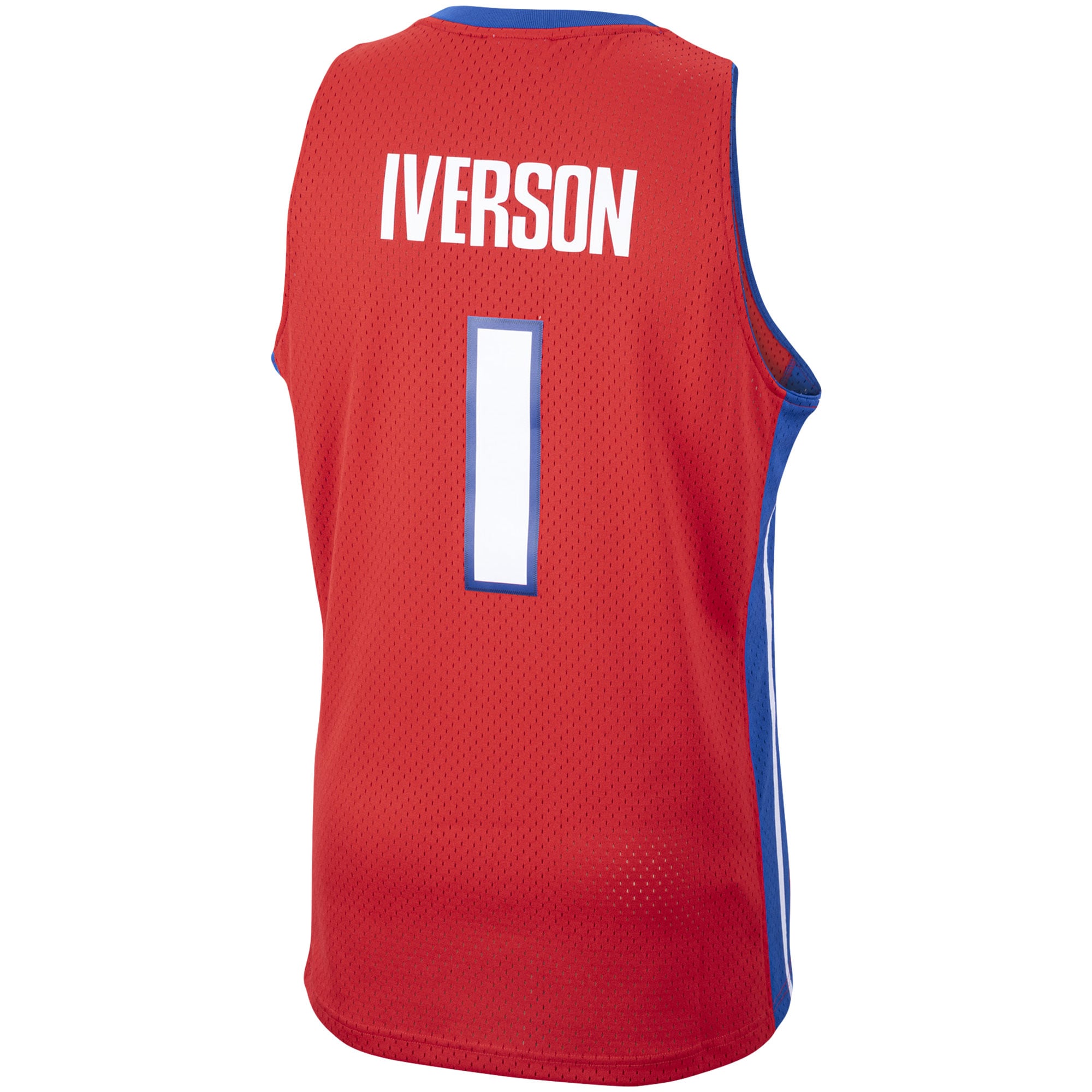 Allen Iverson Detroit Pistons Red Basketball Jersey - Men's