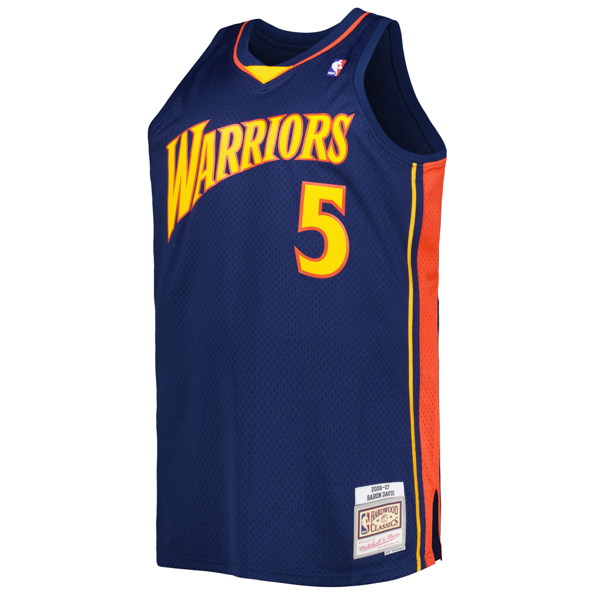 Baron Davis Golden State Warriors Navy Shirt - Youth