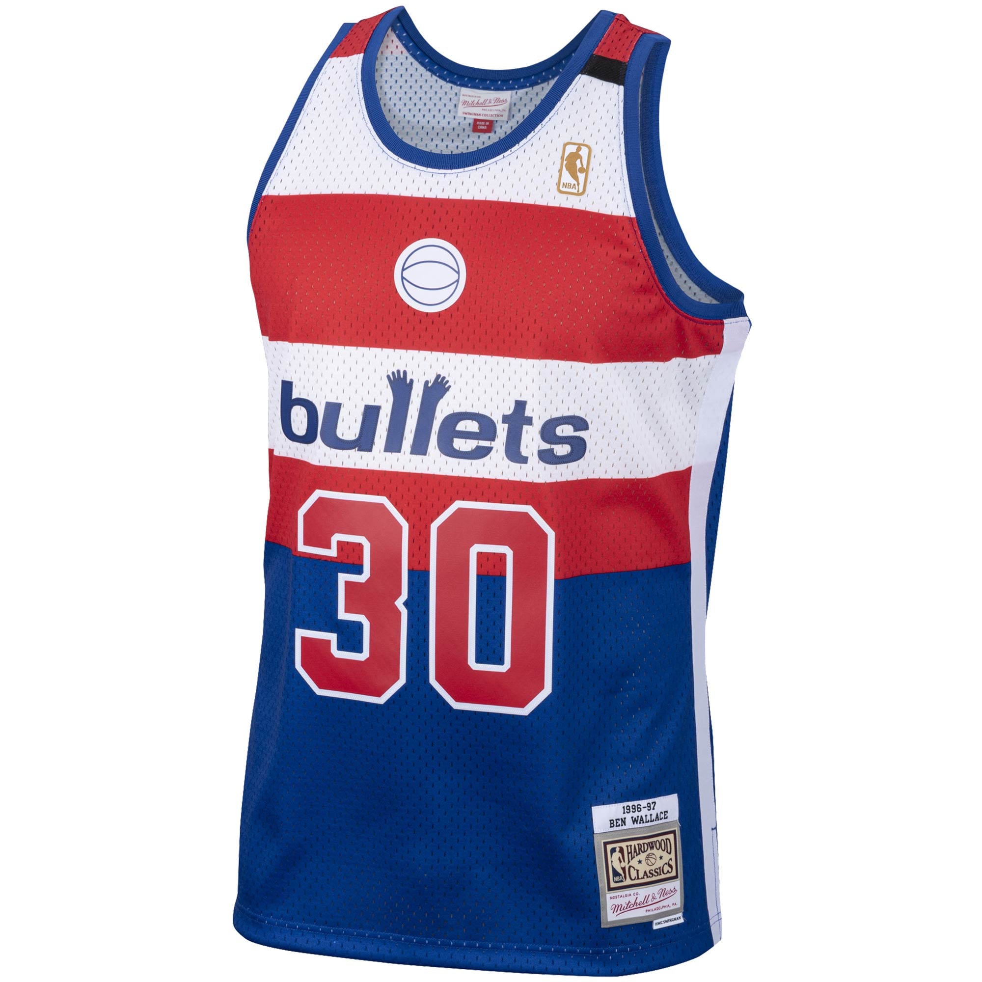 Ben Wallace Washington Bullets Royal Jersey - Men's