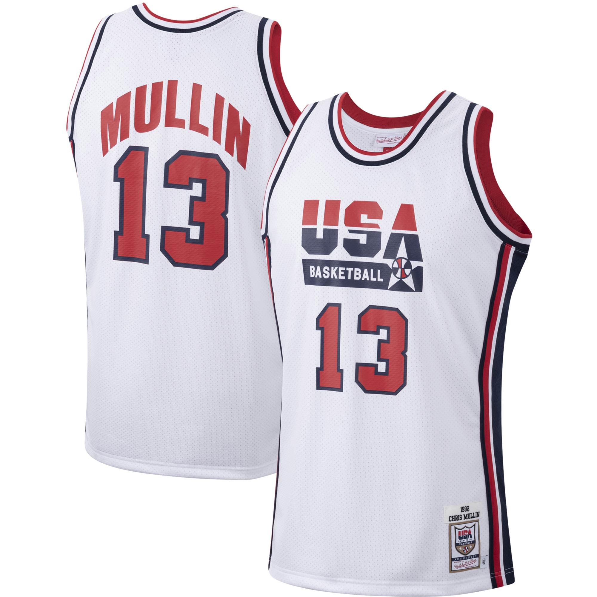 Chris Mullin USA Basketball White Basketball Jersey - Youth