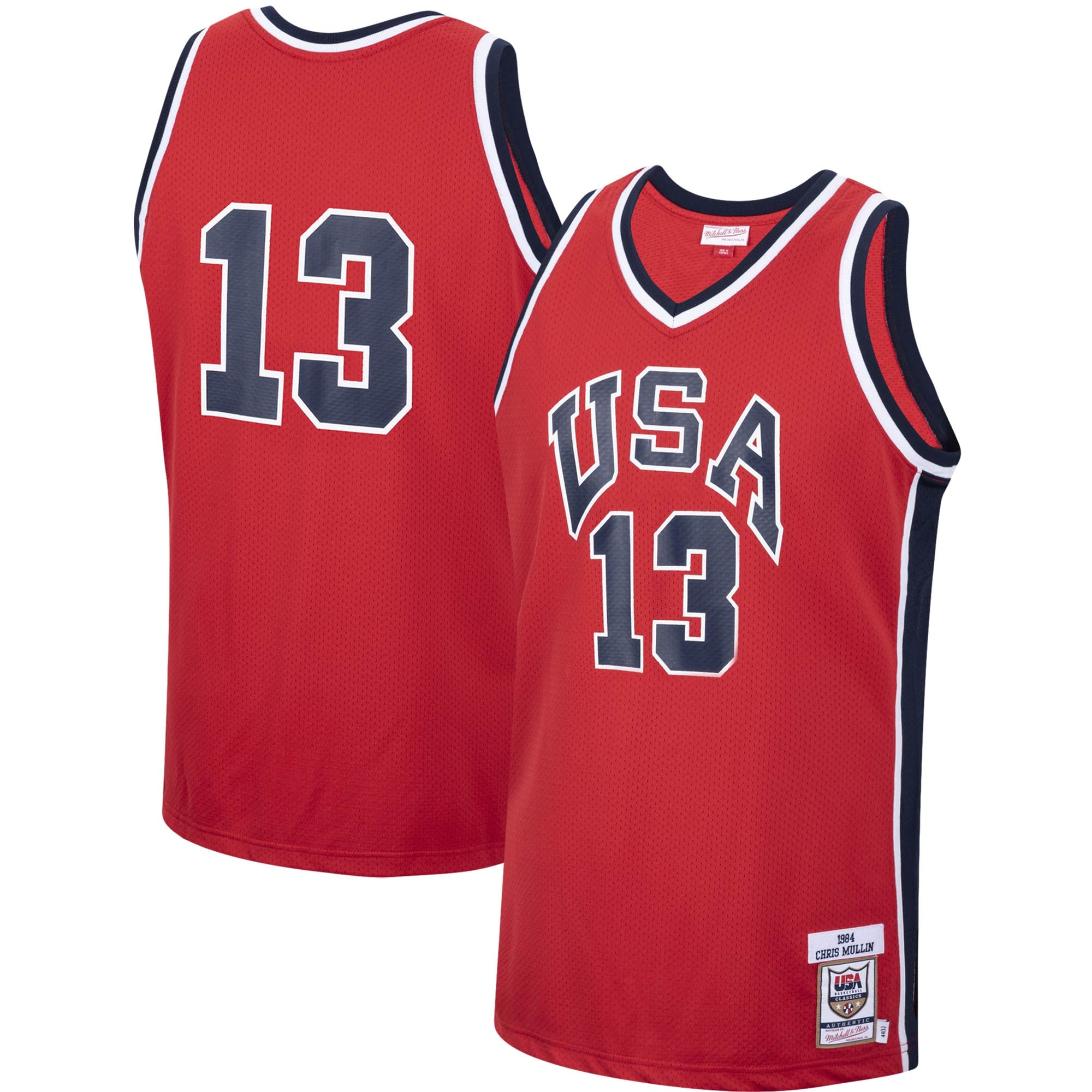 Chris Mullin USA Basketball Red Basketball Shirt - Youth