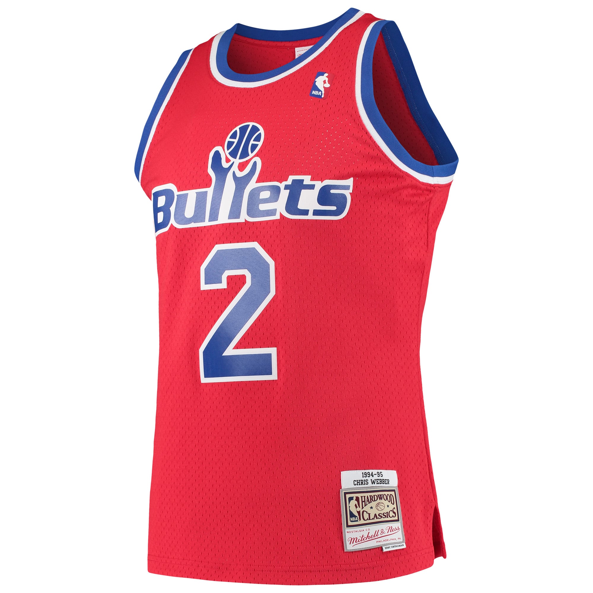Chris Webber Washington Bullets Red Jersey - Women's