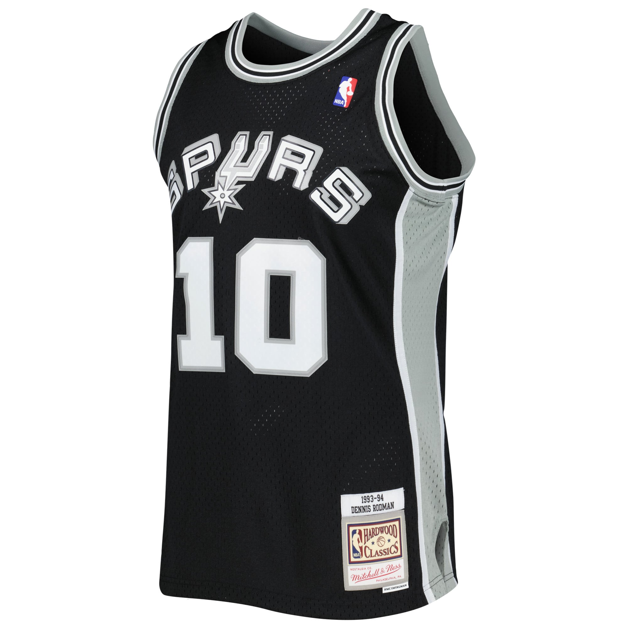 Dennis Rodman San Antonio Spurs Black Jersey - Youth