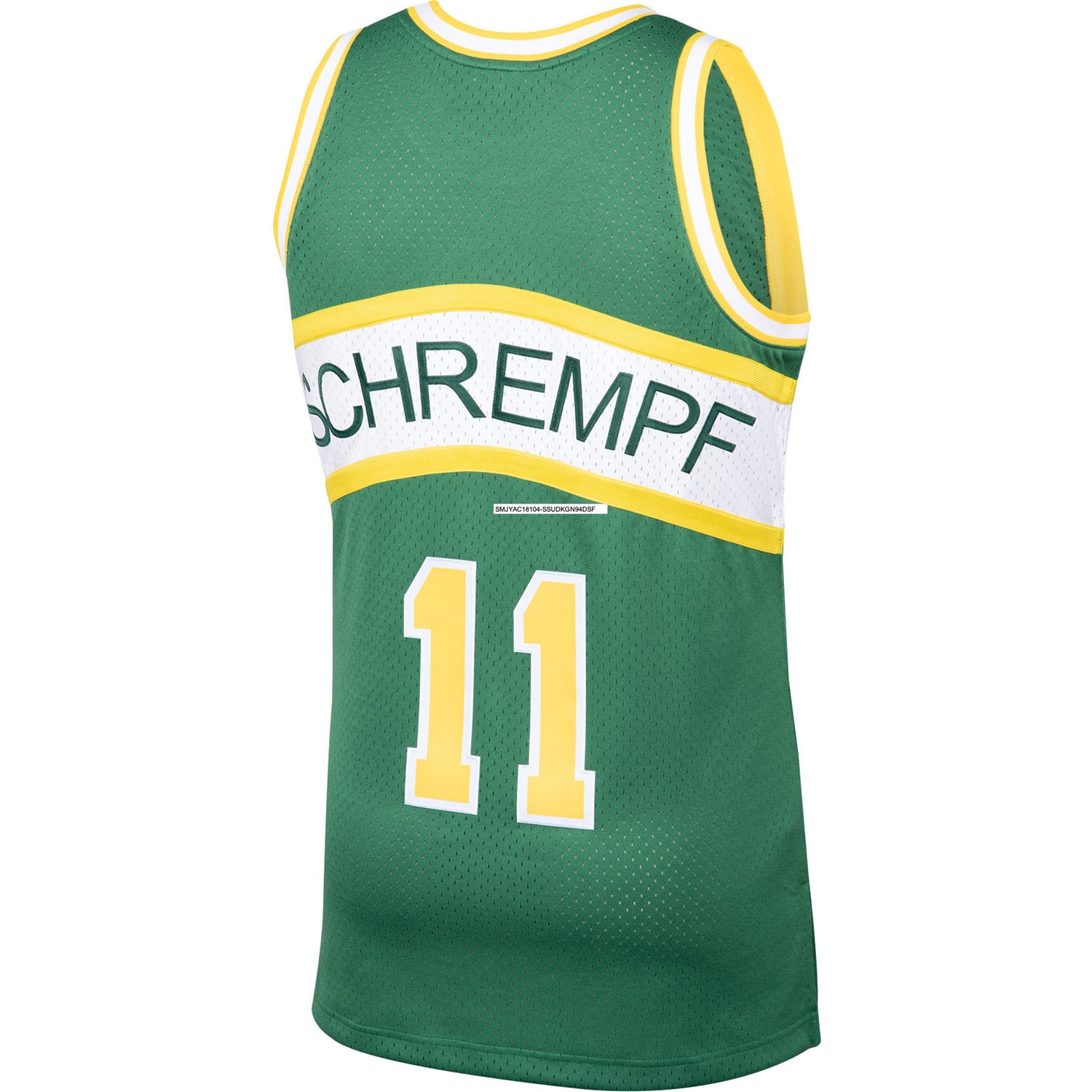 Detlef Schrempf Seattle Supersonics Green Shirt - Youth