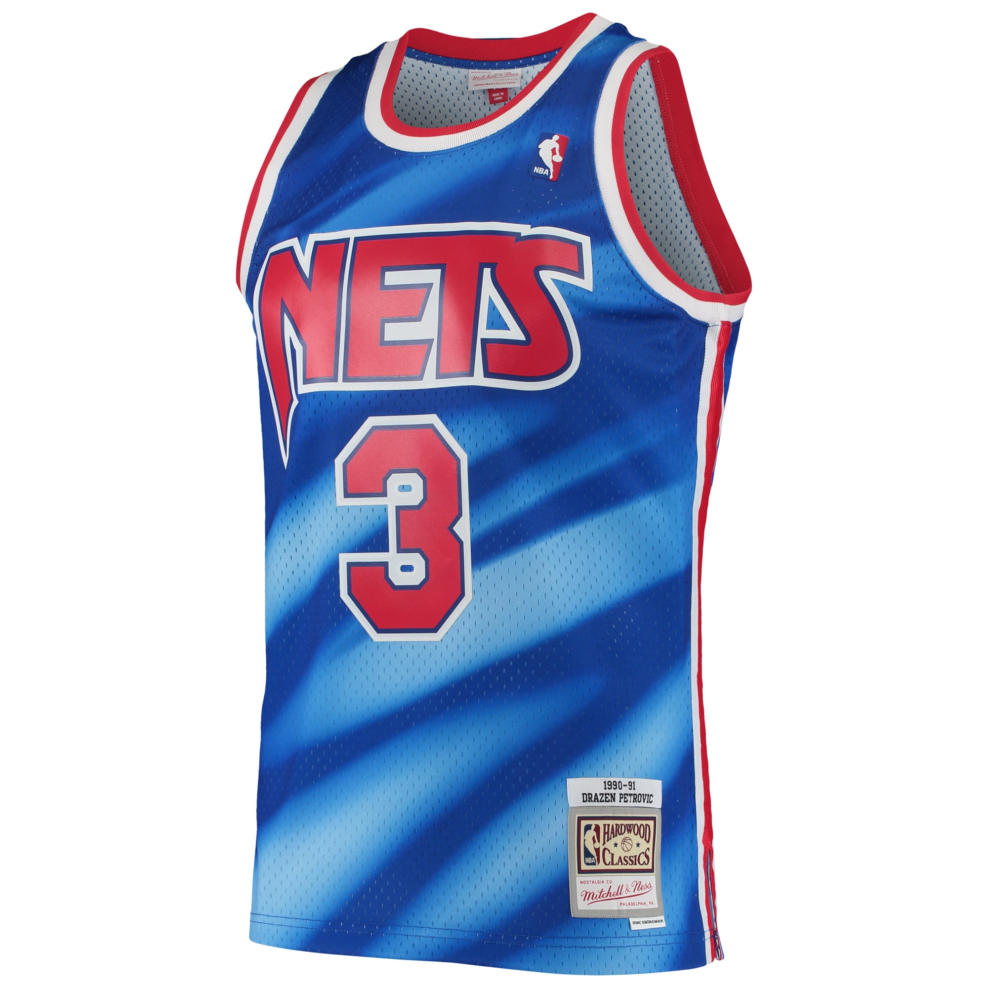 Drazen Petrovic New Jersey Nets Blue Jersey - Women's