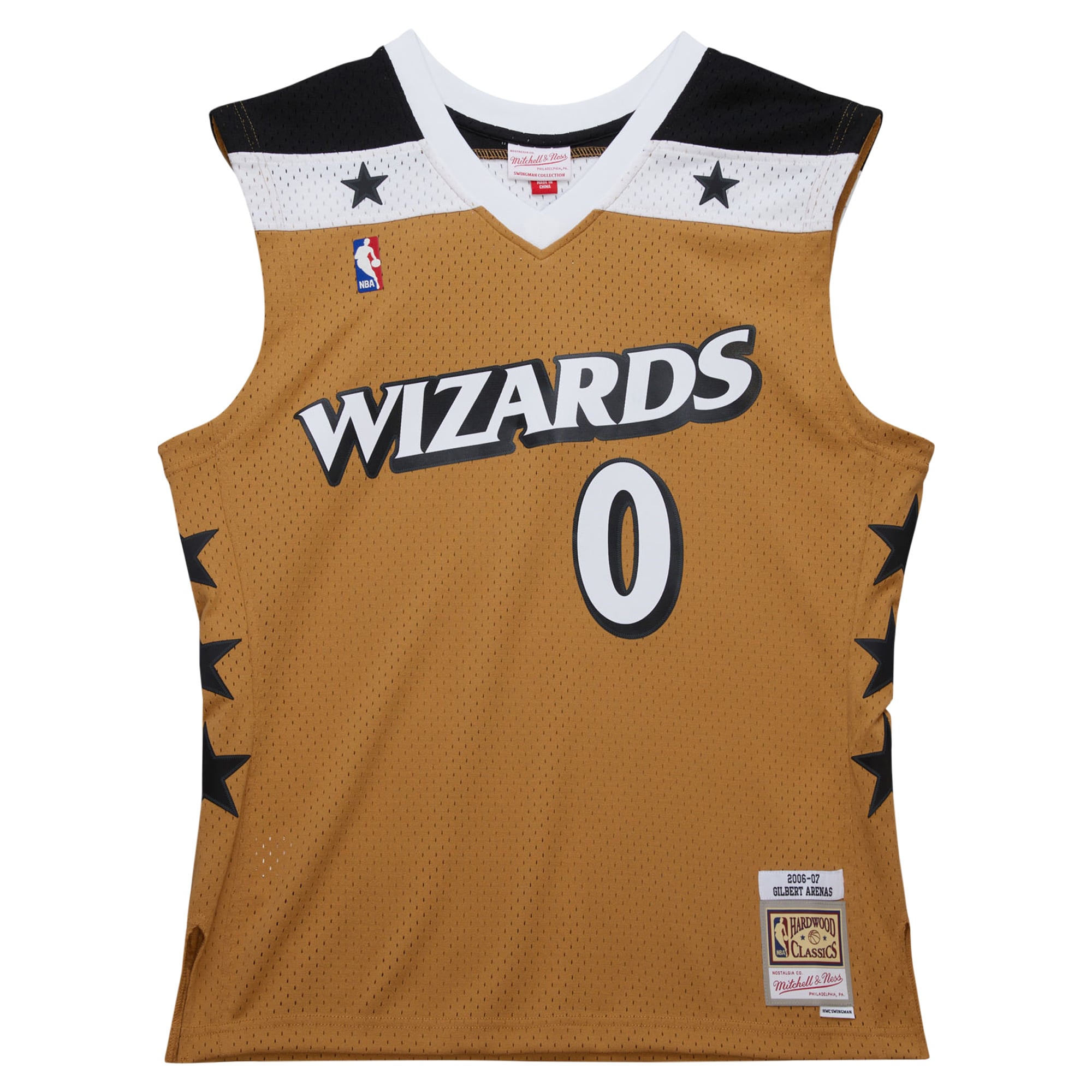 Gilbert Arenas Washington Wizards Gold Jersey - Youth