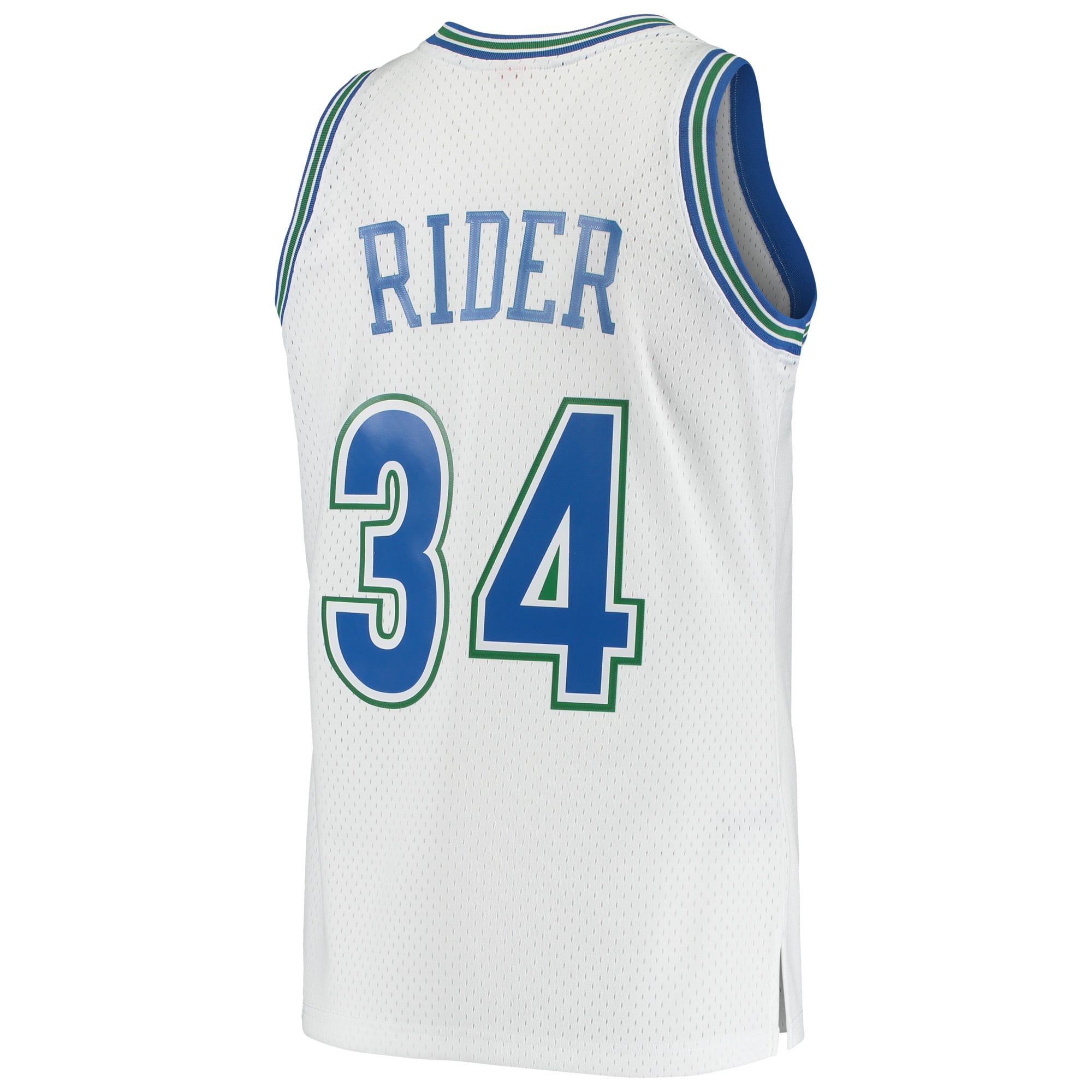 Isaiah Rider Minnesota Timberwolves White Shirt - Women's