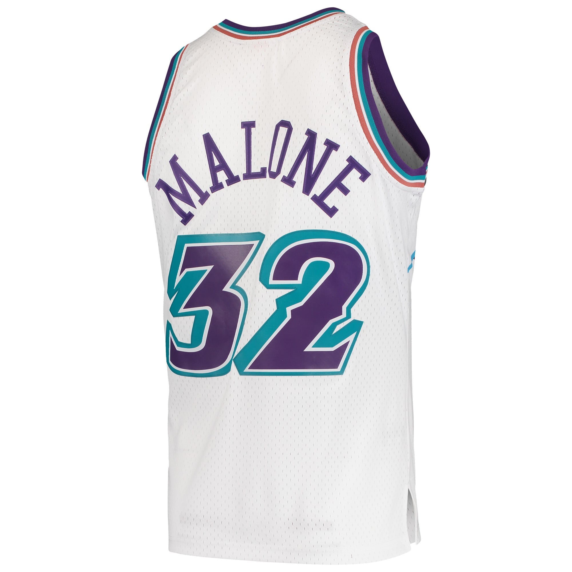 Karl Malone Utah Jazz White Karl Malone Jersey - Men's