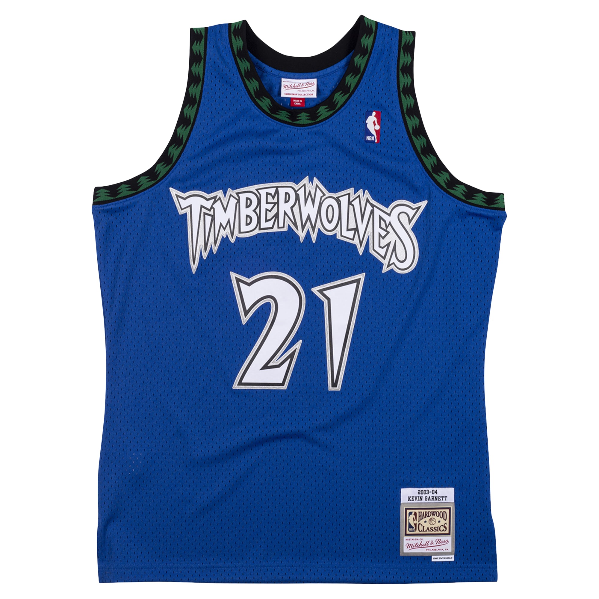 Minnesota Timberwolves Blue Retro Basketball Jersey - Youth