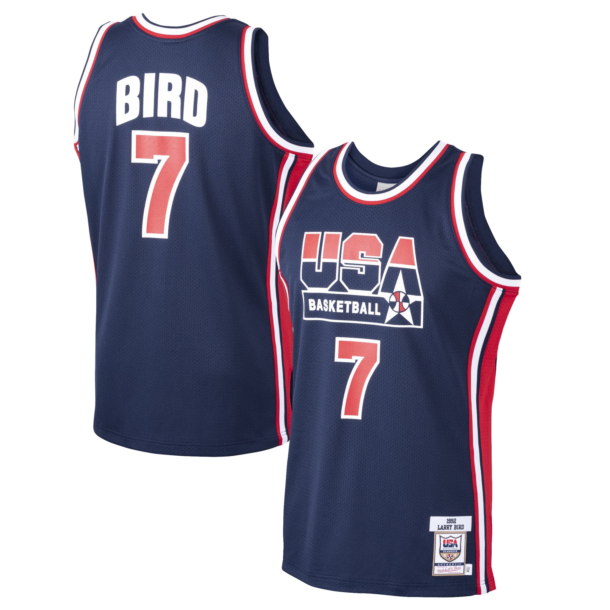 Larry Bird Boston Celtics Navy Basketball Jersey - Women's