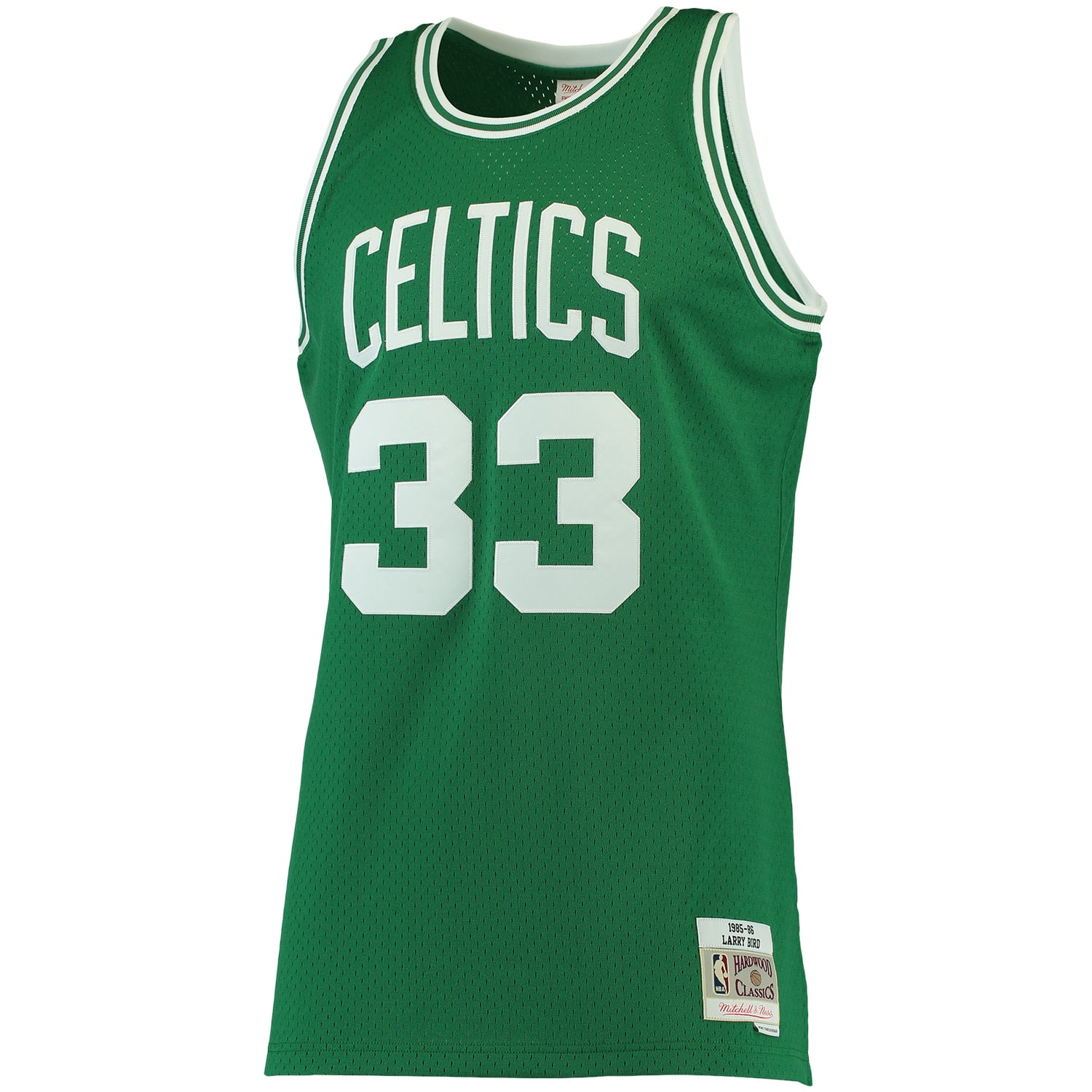 Larry Bird Boston Celtics Kelly Green Shirt - Men's