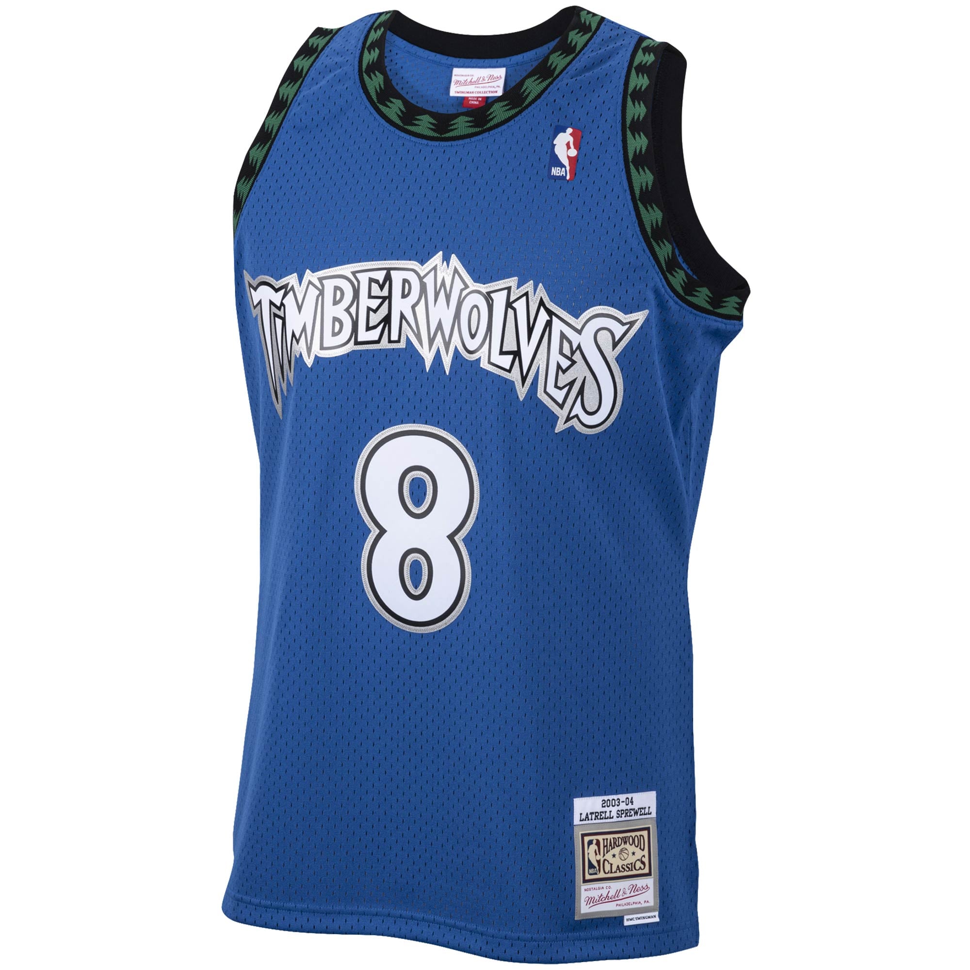 Latrell Sprewell Minnesota Timberwolves Blue Shirt - Youth