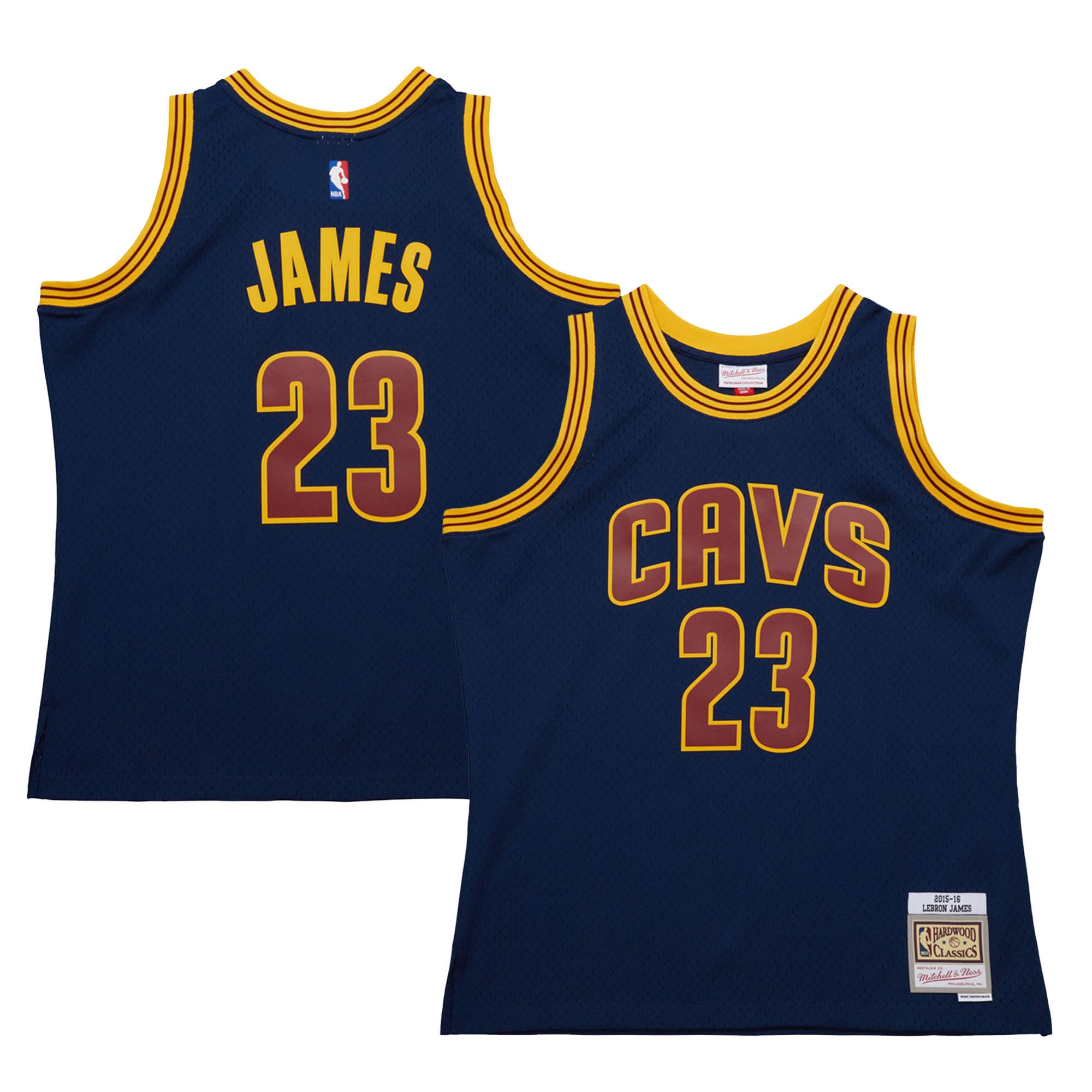 LeBron James Cleveland Cavaliers Navy Retro Jersey - Women's