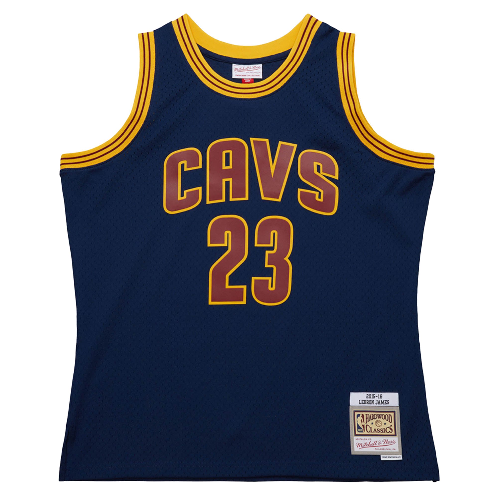 LeBron James Cleveland Cavaliers Navy Retro Jersey - Women's