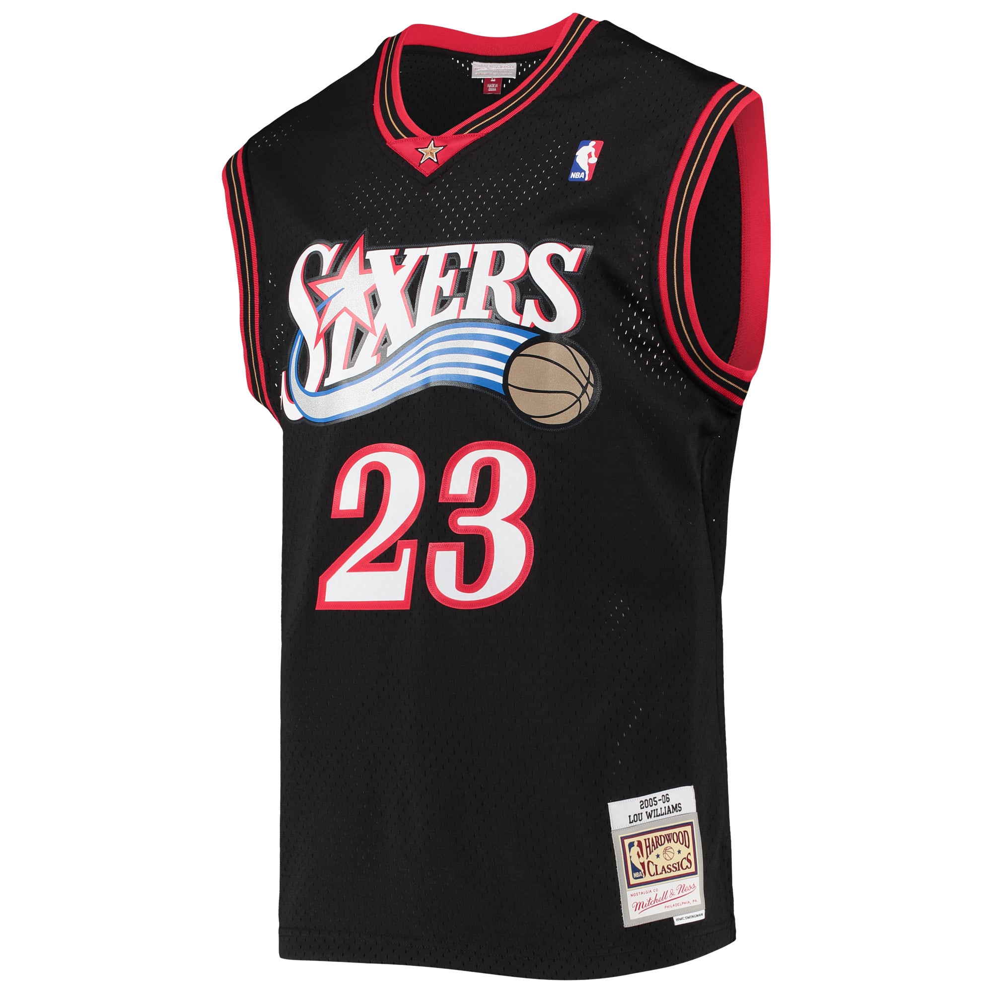 Lou Williams Philadelphia 76ers Black Jersey - Men's