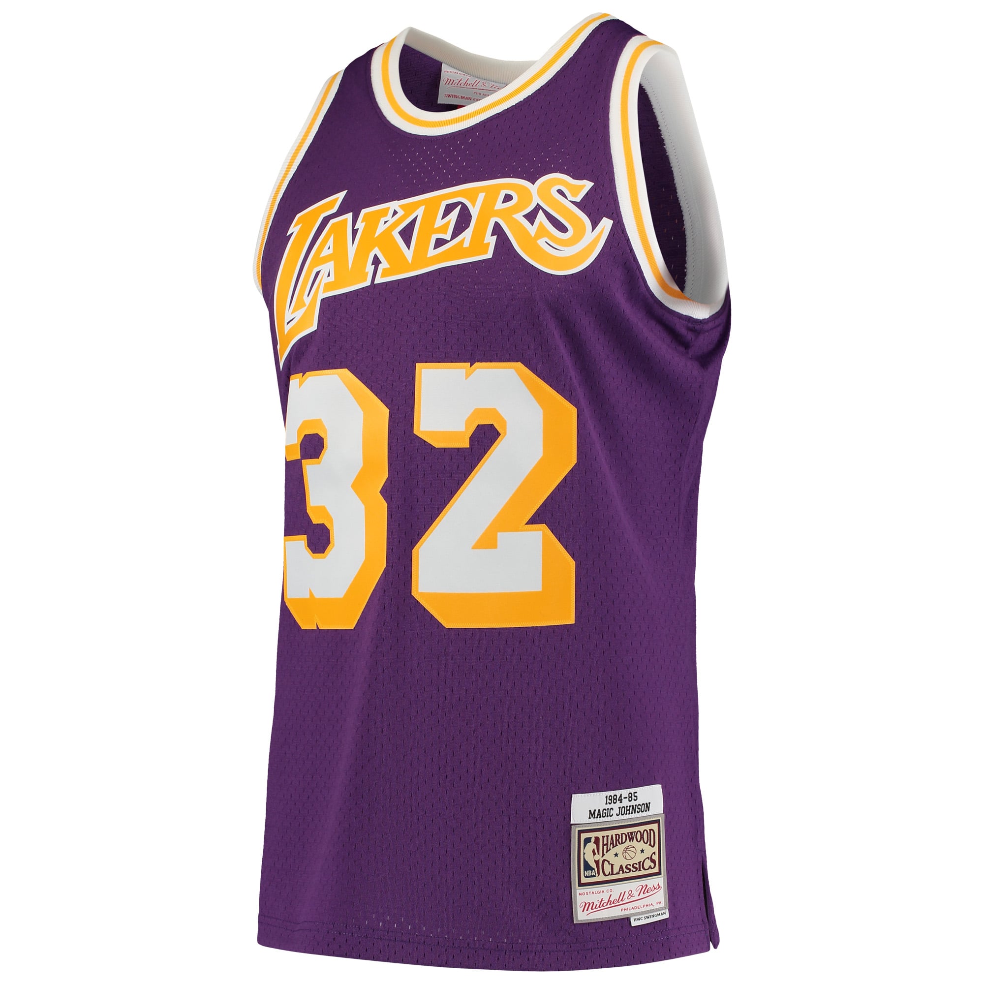 Magic Johnson Los Angeles Lakers Purple Shirt - Youth