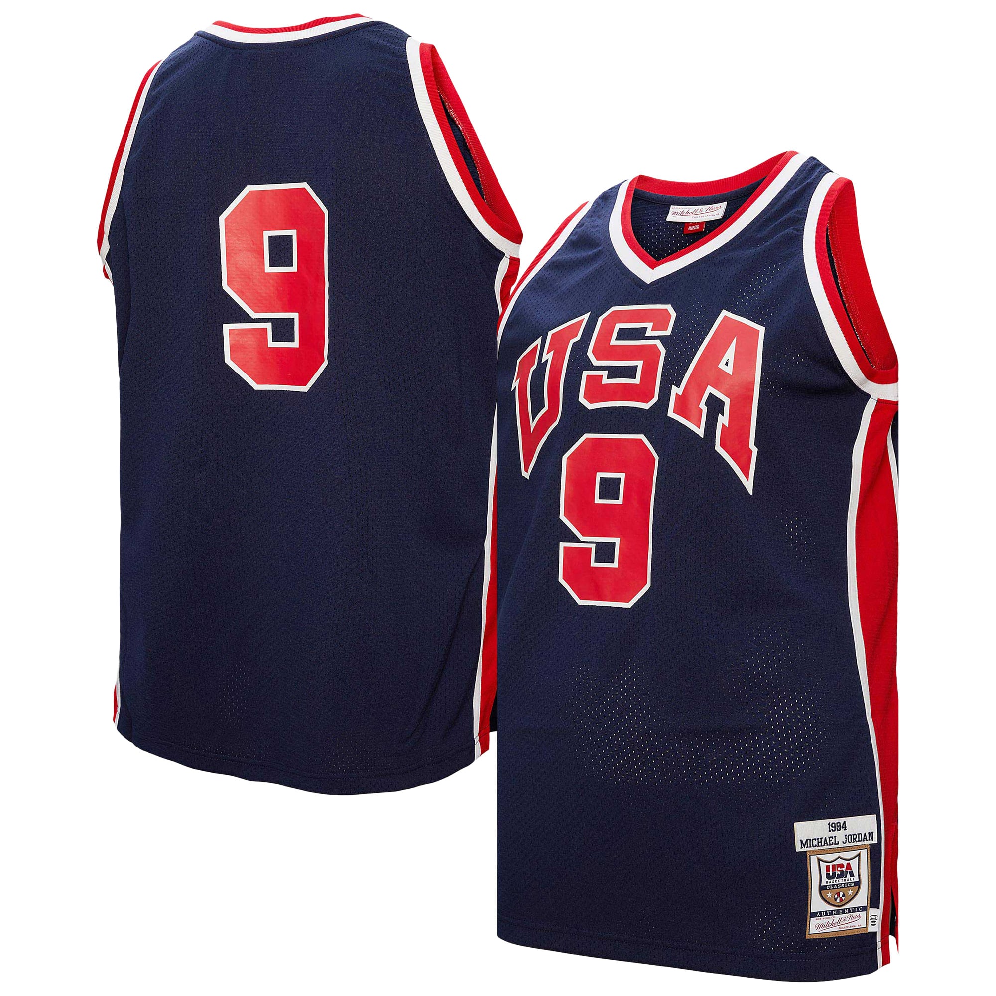 Michael Jordan USA Basketball Navy Basketball Jersey - Youth