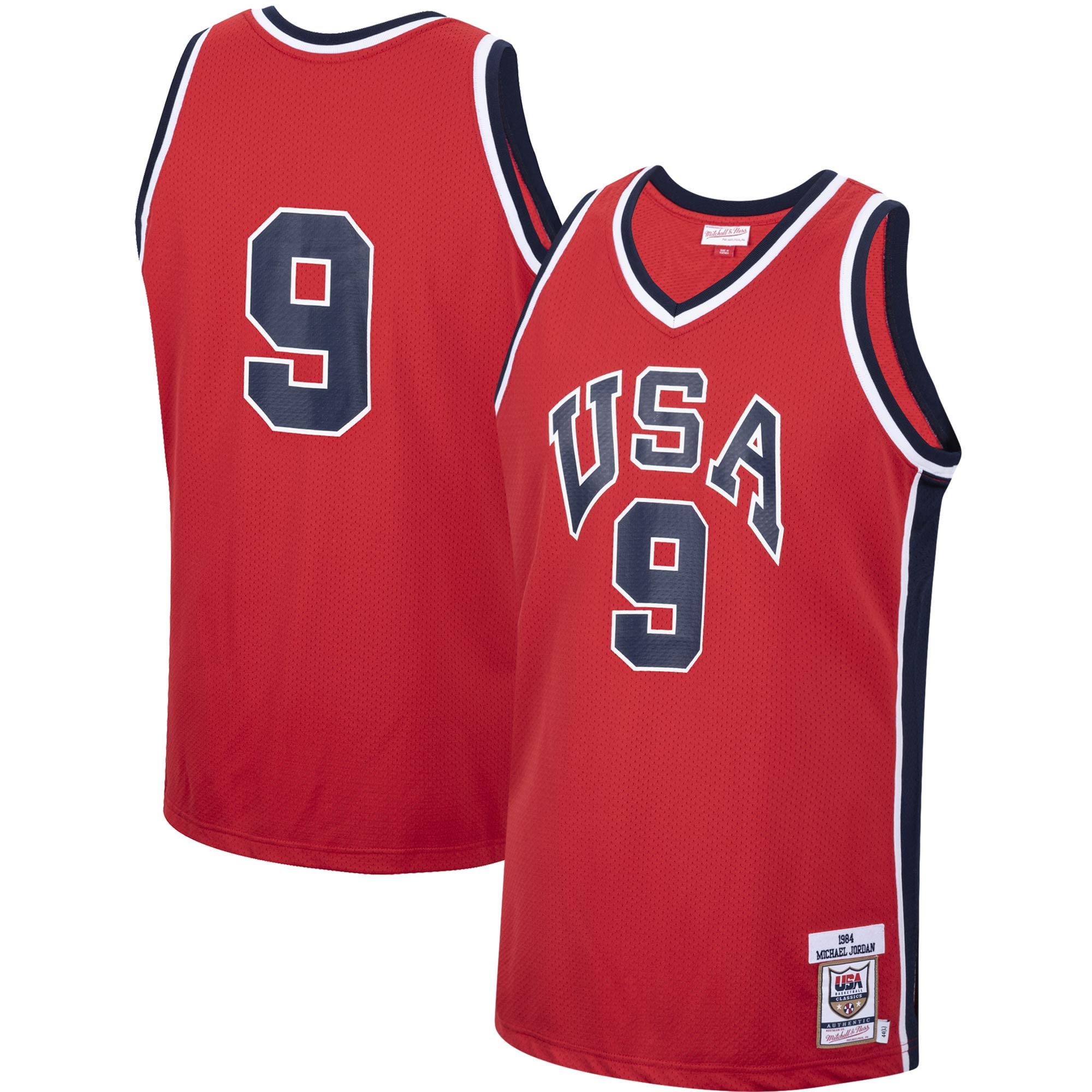 Michael Jordan USA Basketball Red Basketball Jersey - Youth
