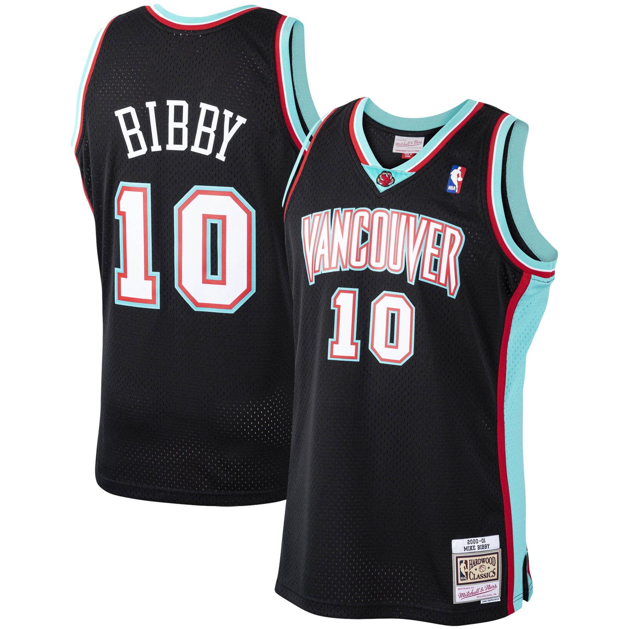 Mike Bibby Vancouver Grizzlies Black Jersey - Youth